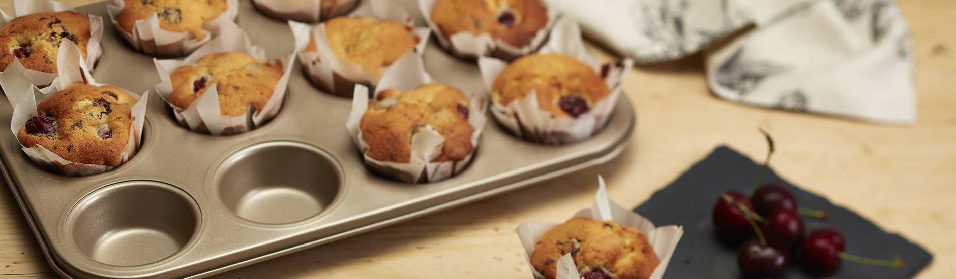 Cherry Chocolate Muffins