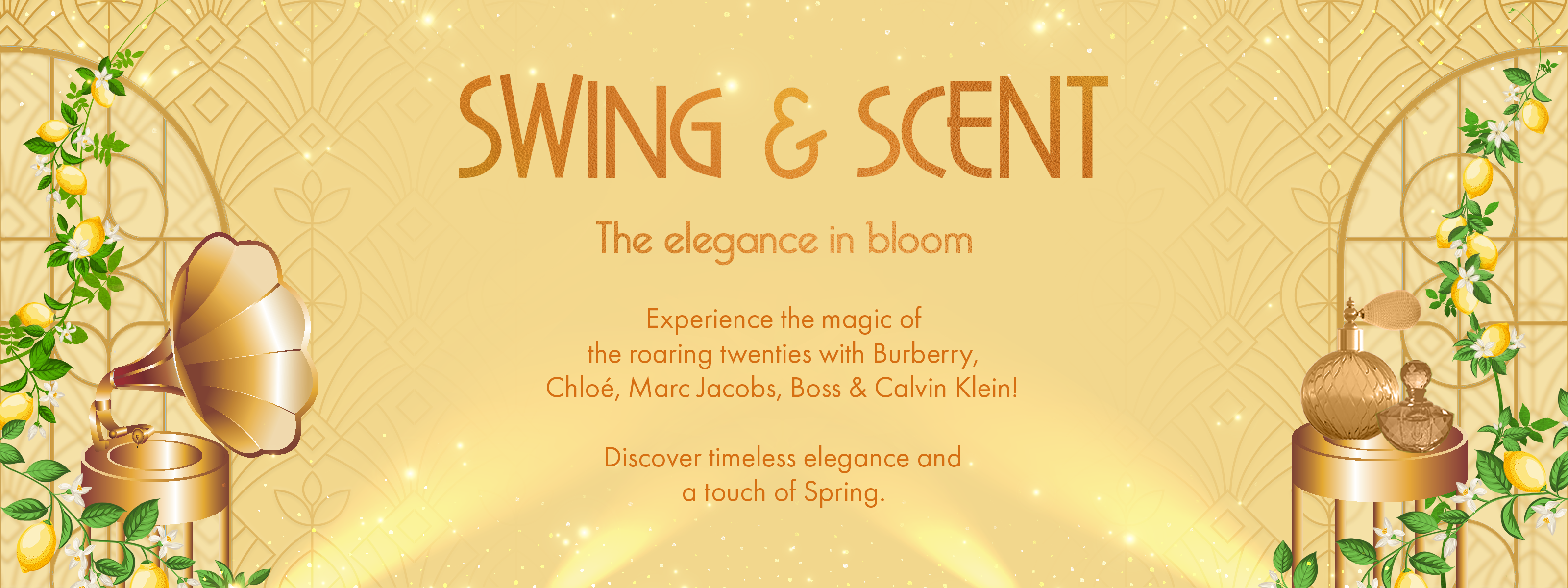 Swing & Scent: Elegance in Bloom