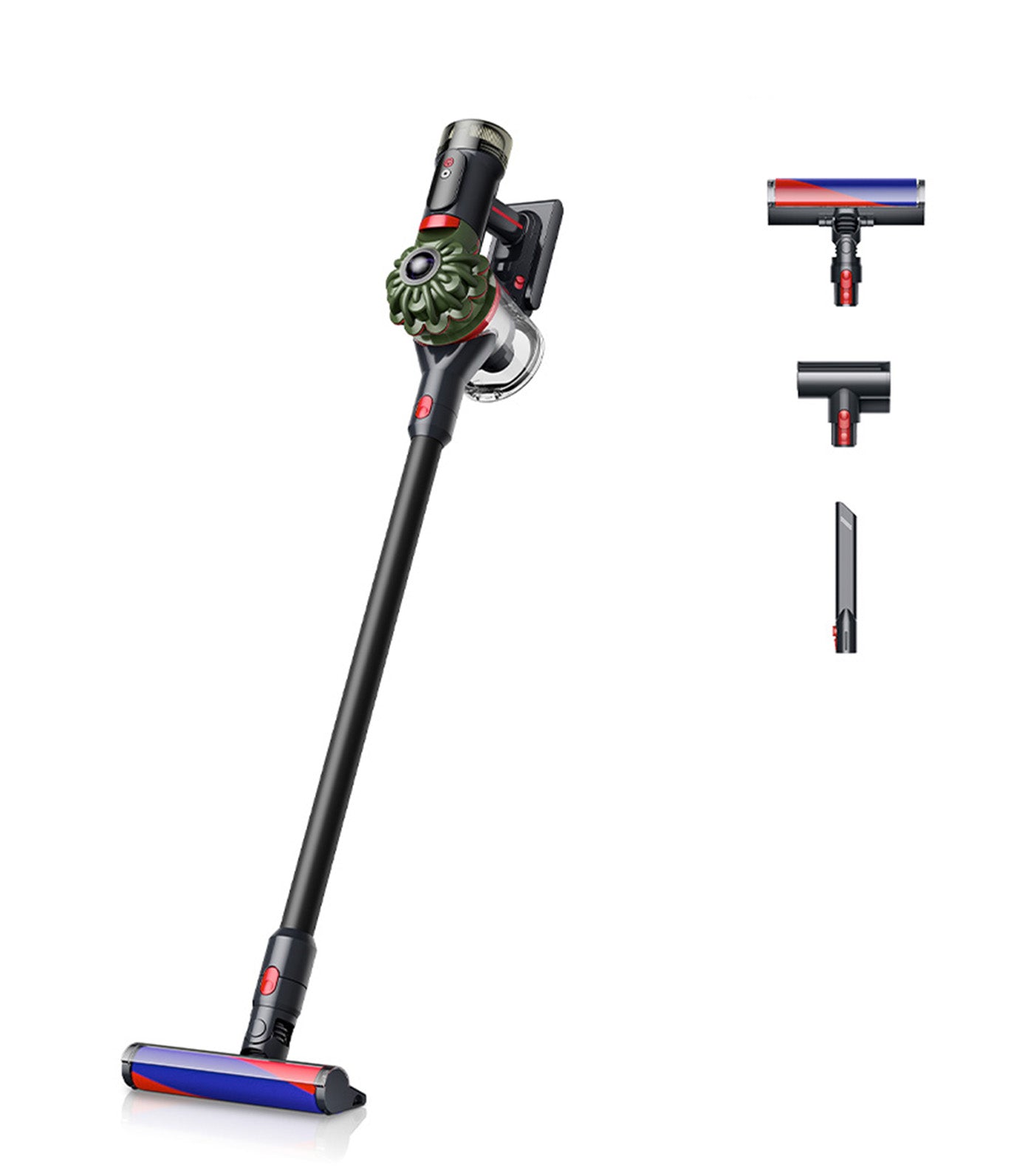 V8 Cyclone Vacuum Moulded Army Green/Black