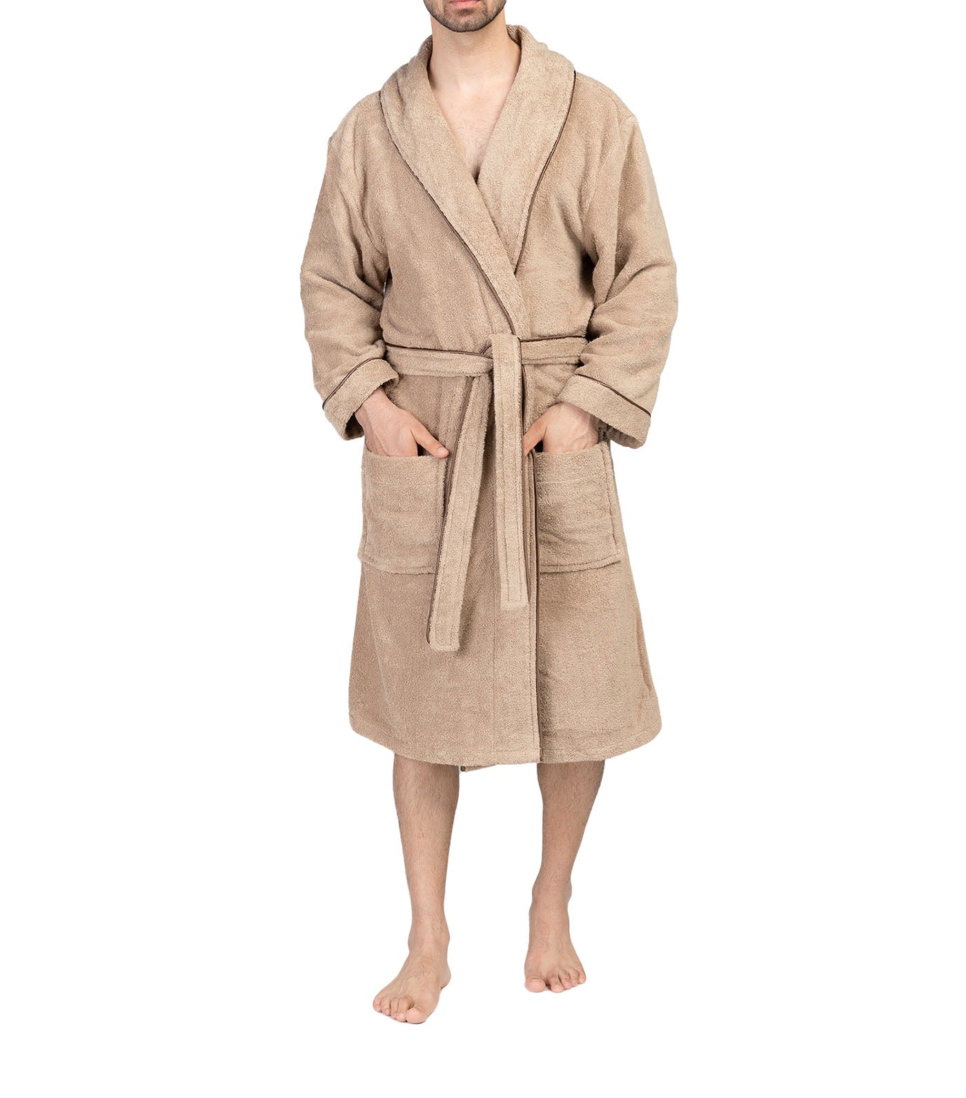 Terry Bathrobe - Brown