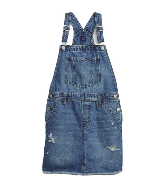 Kids Denim Skirtall with Washwell Medium Indigo