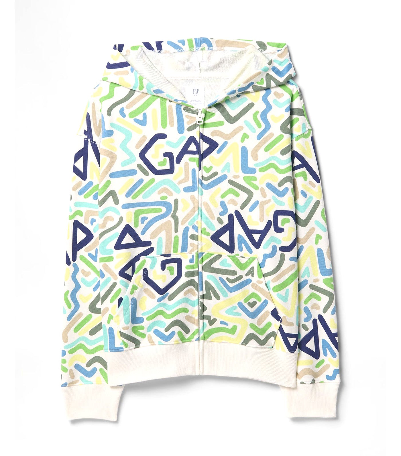 Boys Relaxed Gap Logo Zip Hoodie