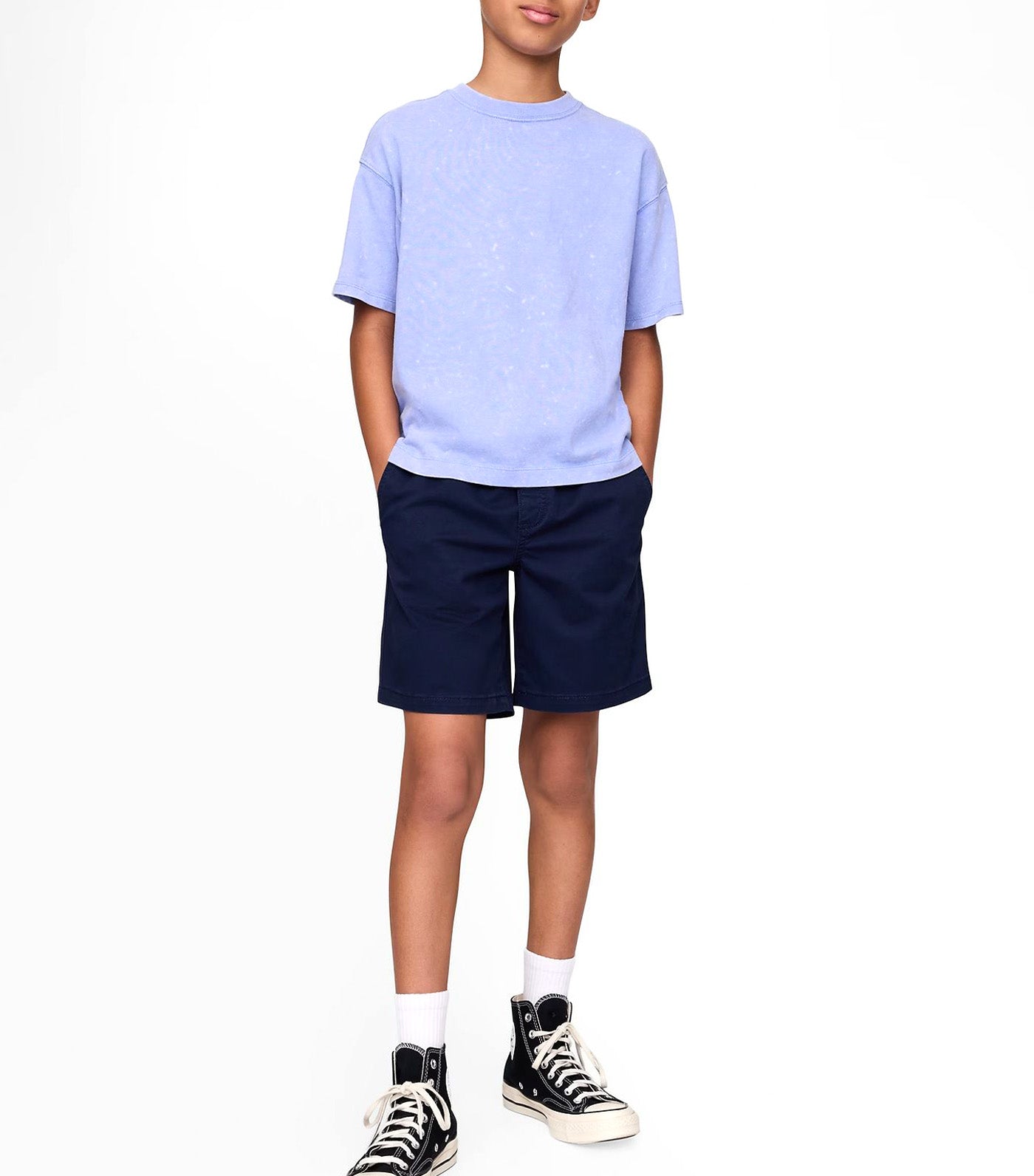 Relaxed Easy Shorts Tapestry Navy