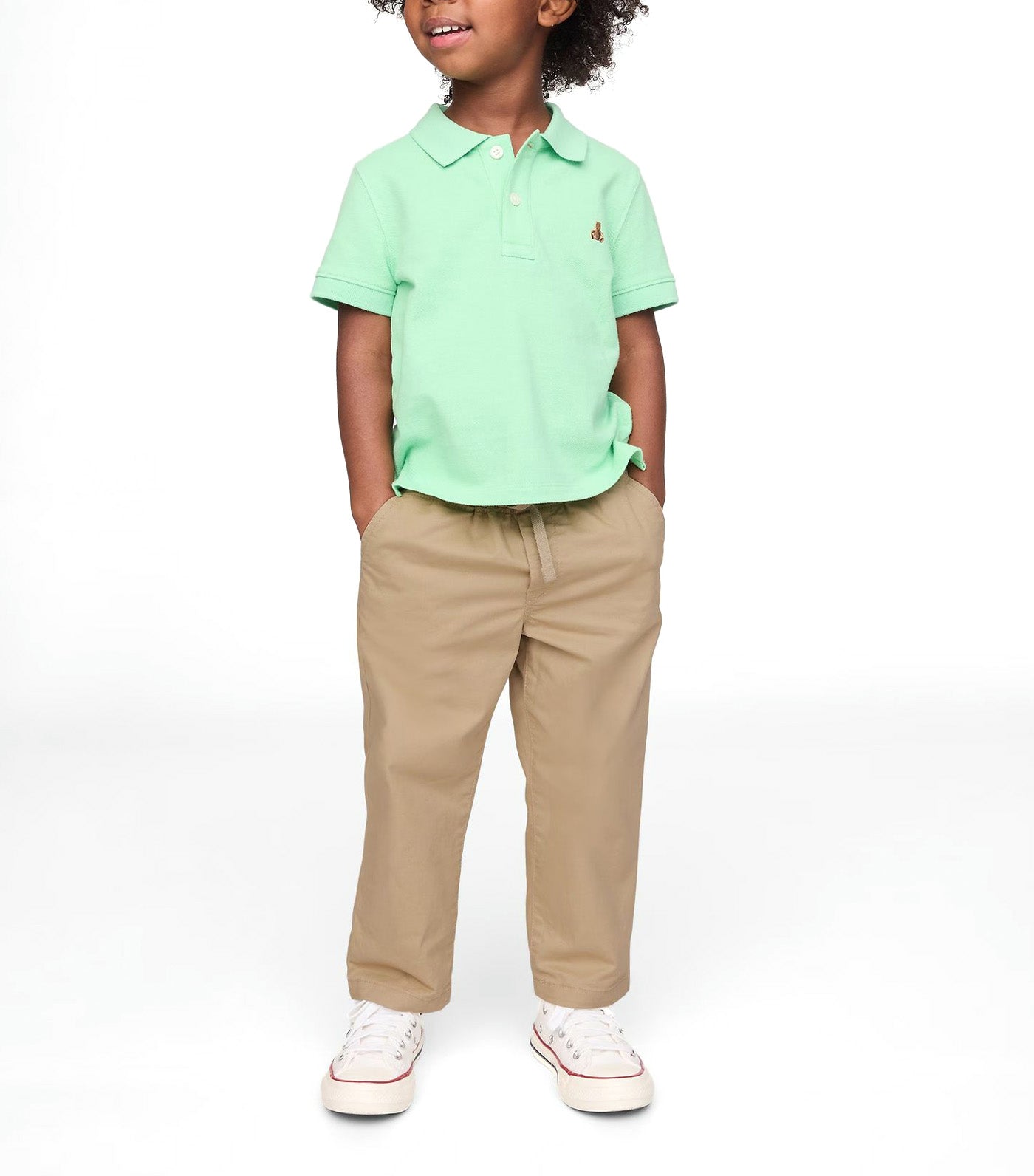 Baby and Toddler Easy Pull-On Pants Iconic Khaki