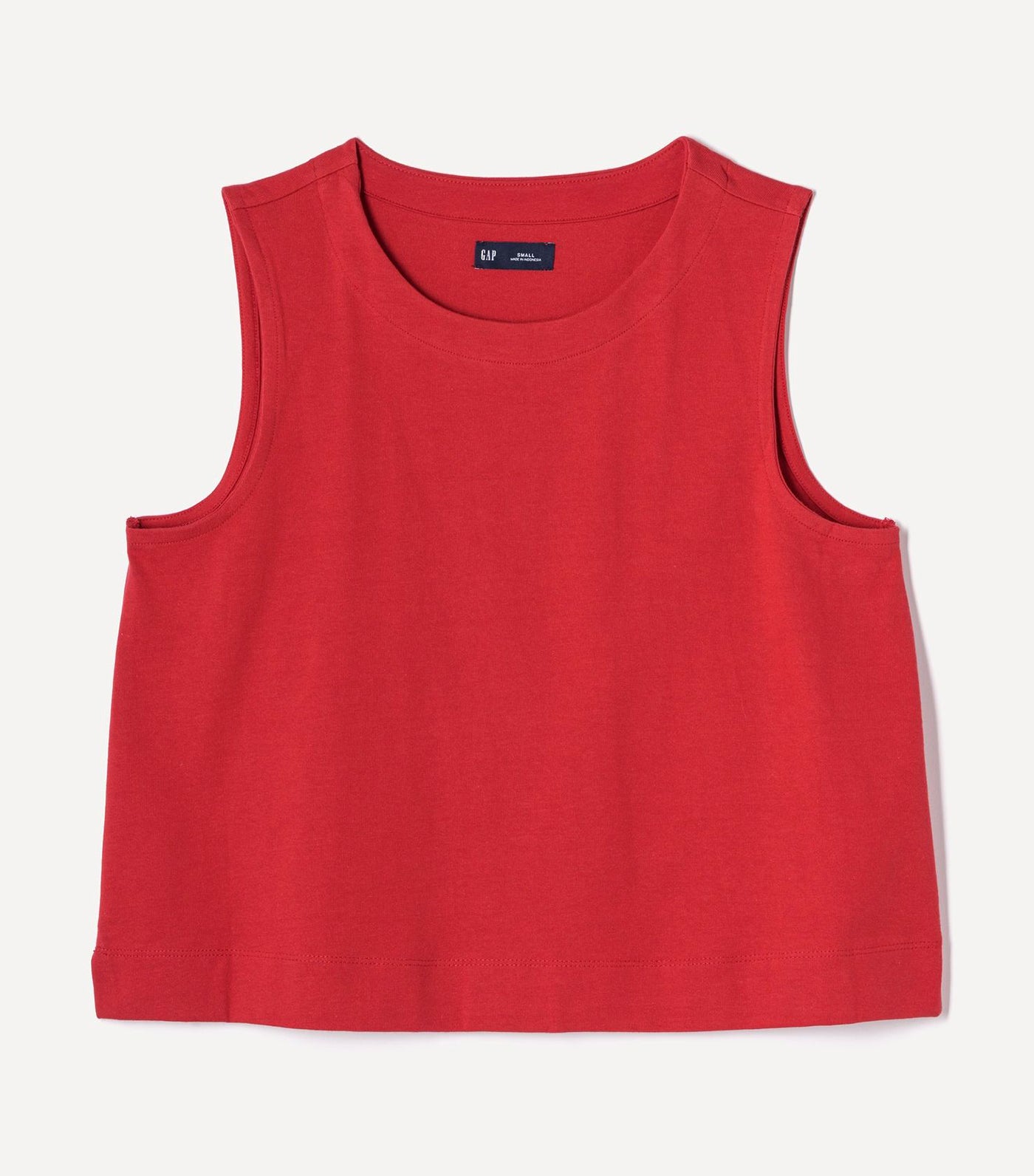 Organic Cotton Heavyweight Cropped Shell Tank Top