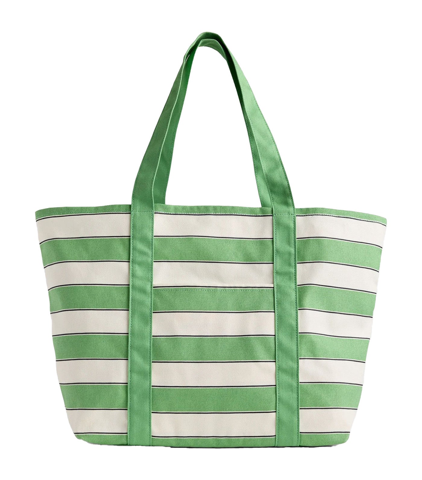 Canvas Stripe Tote Bag