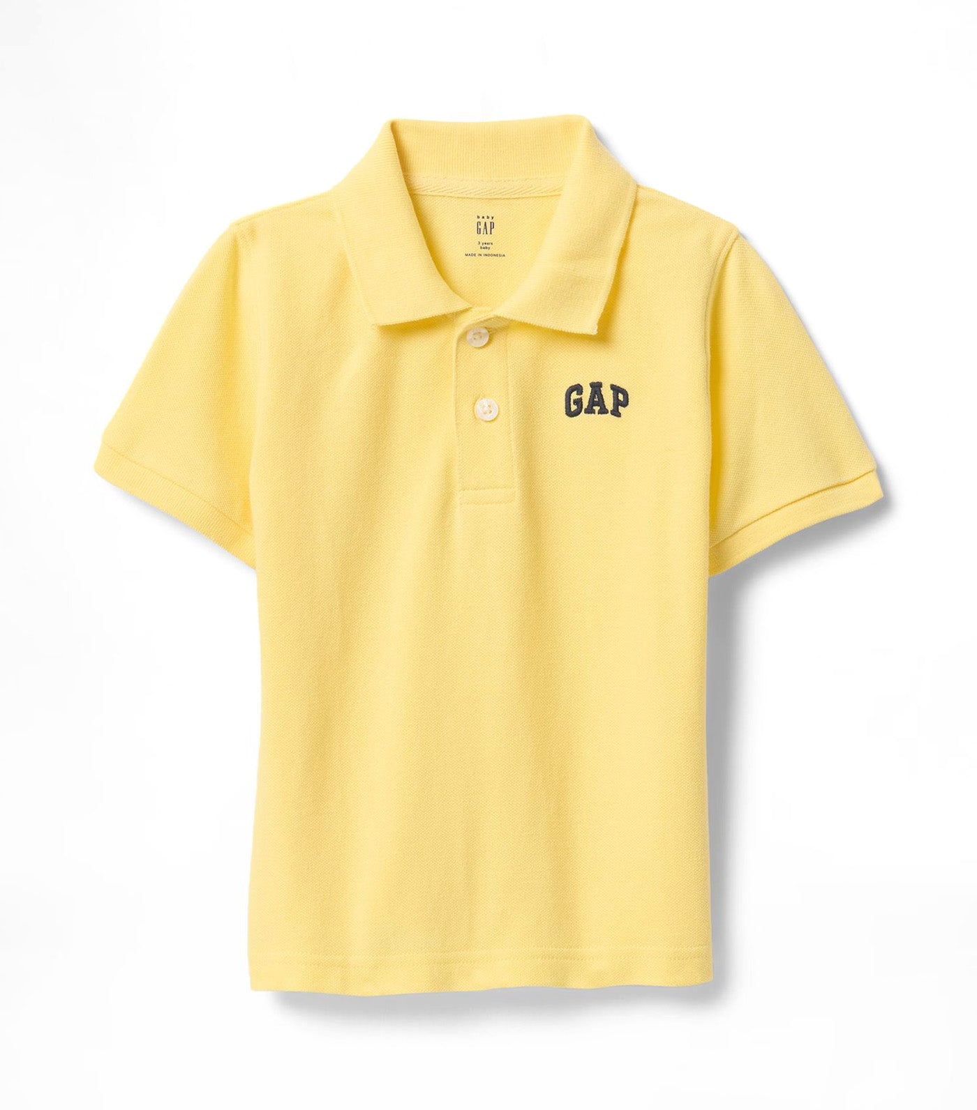 babyGap Pique Polo Shirt Pale Banana