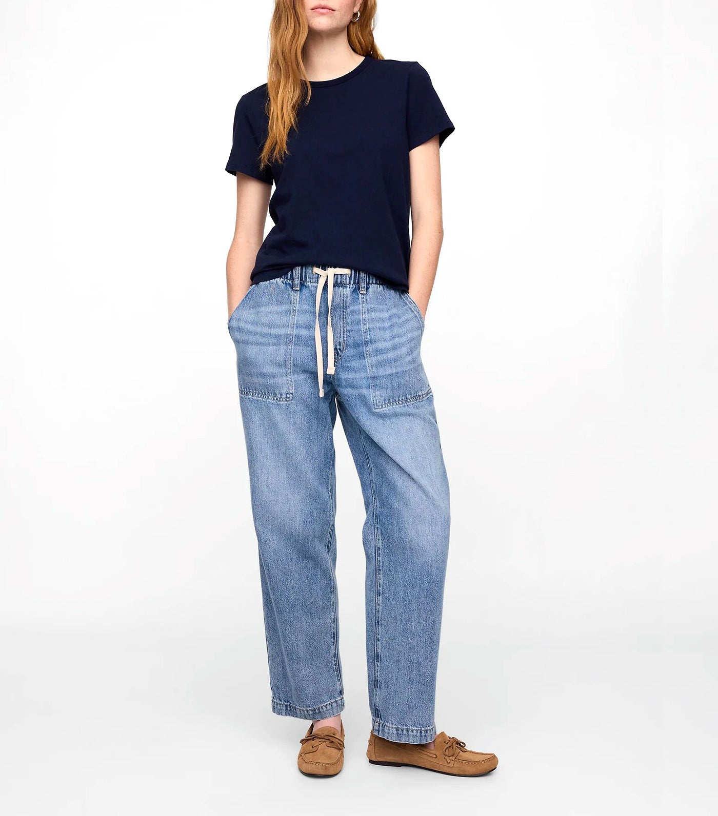 Mid Rise SuperSoft Easy Jeans Medium Wash