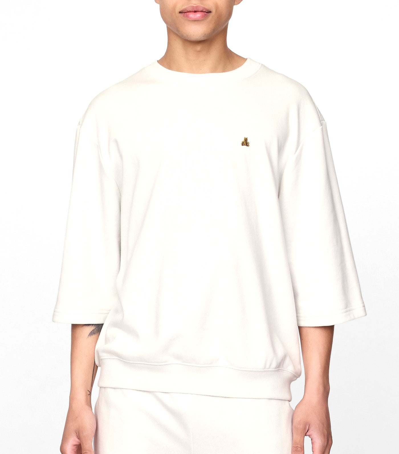 Oversized Terry Crewneck T-Shirt