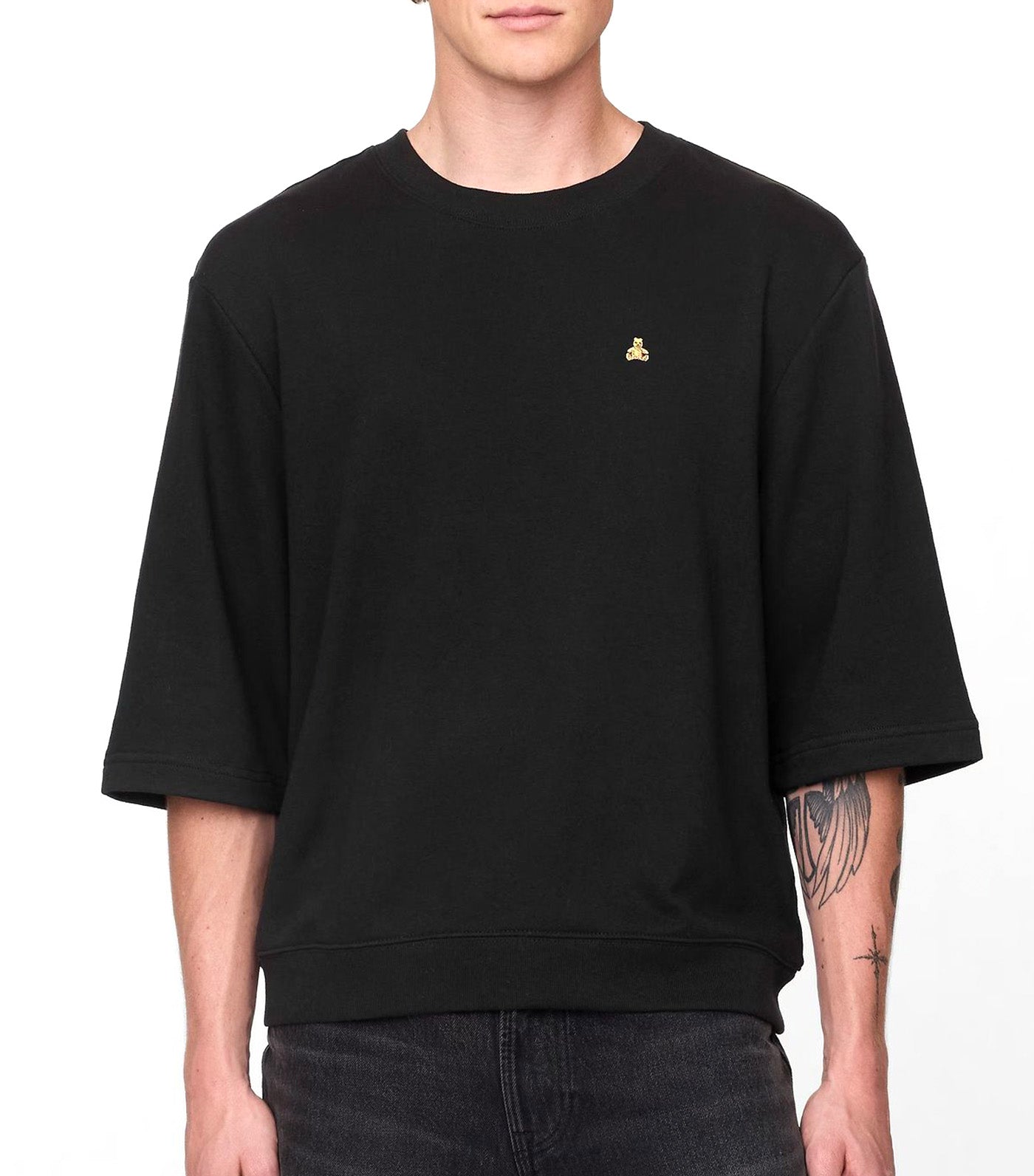 Oversized Terry Crewneck T-Shirt