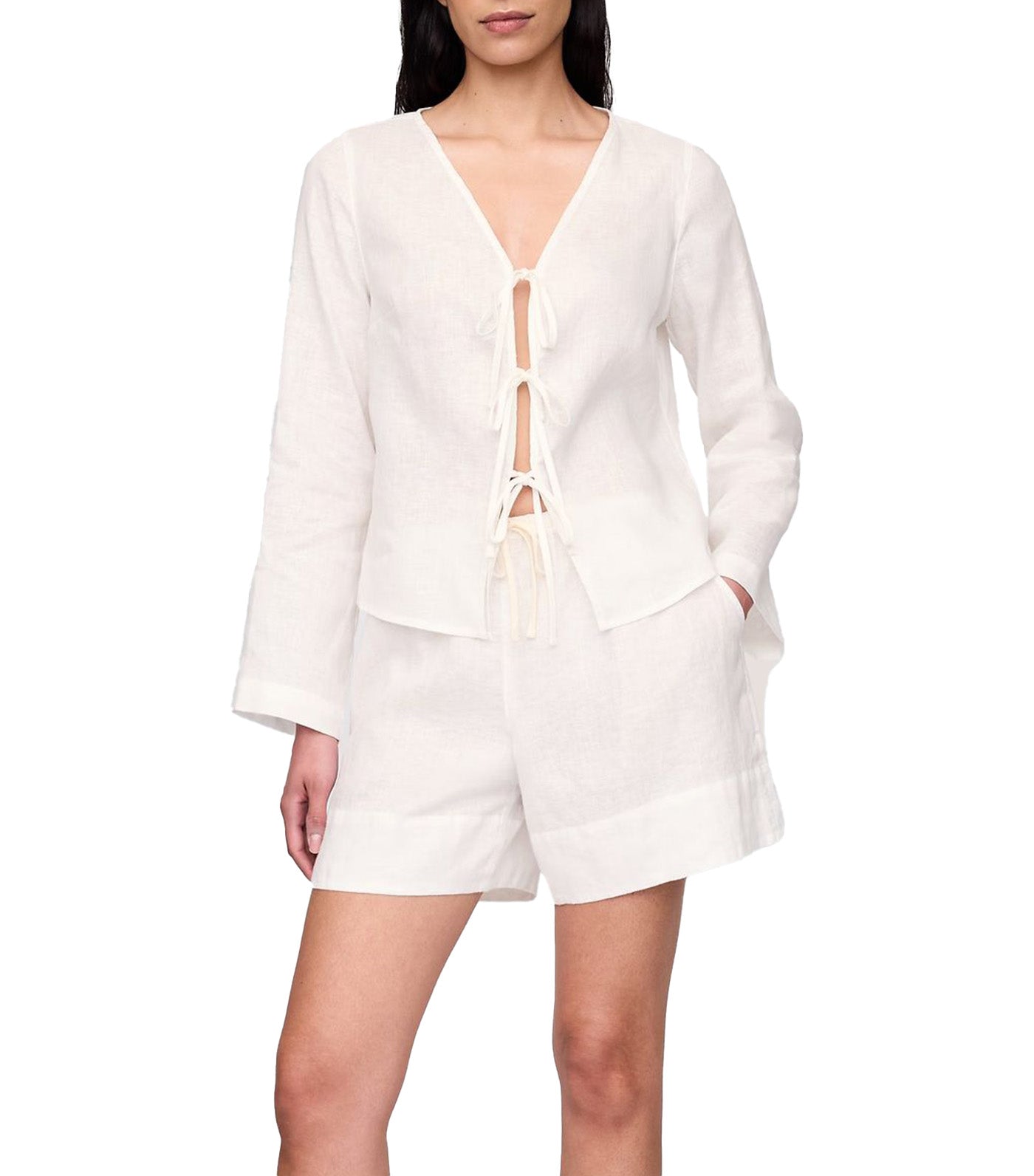 100% Linen Easy Shorts