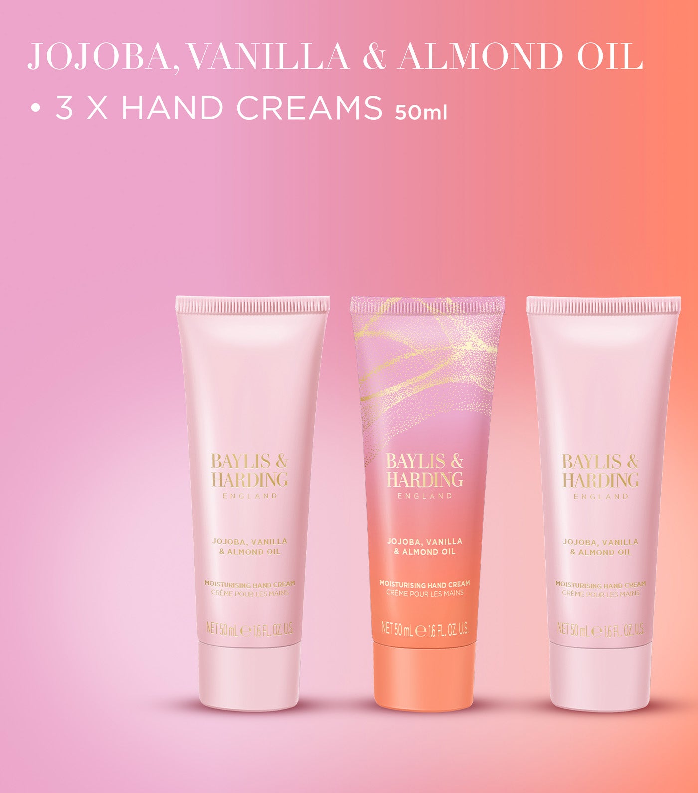 Jojoba, Vanilla & Almond Oil Luxury Hand Treats Gift Set