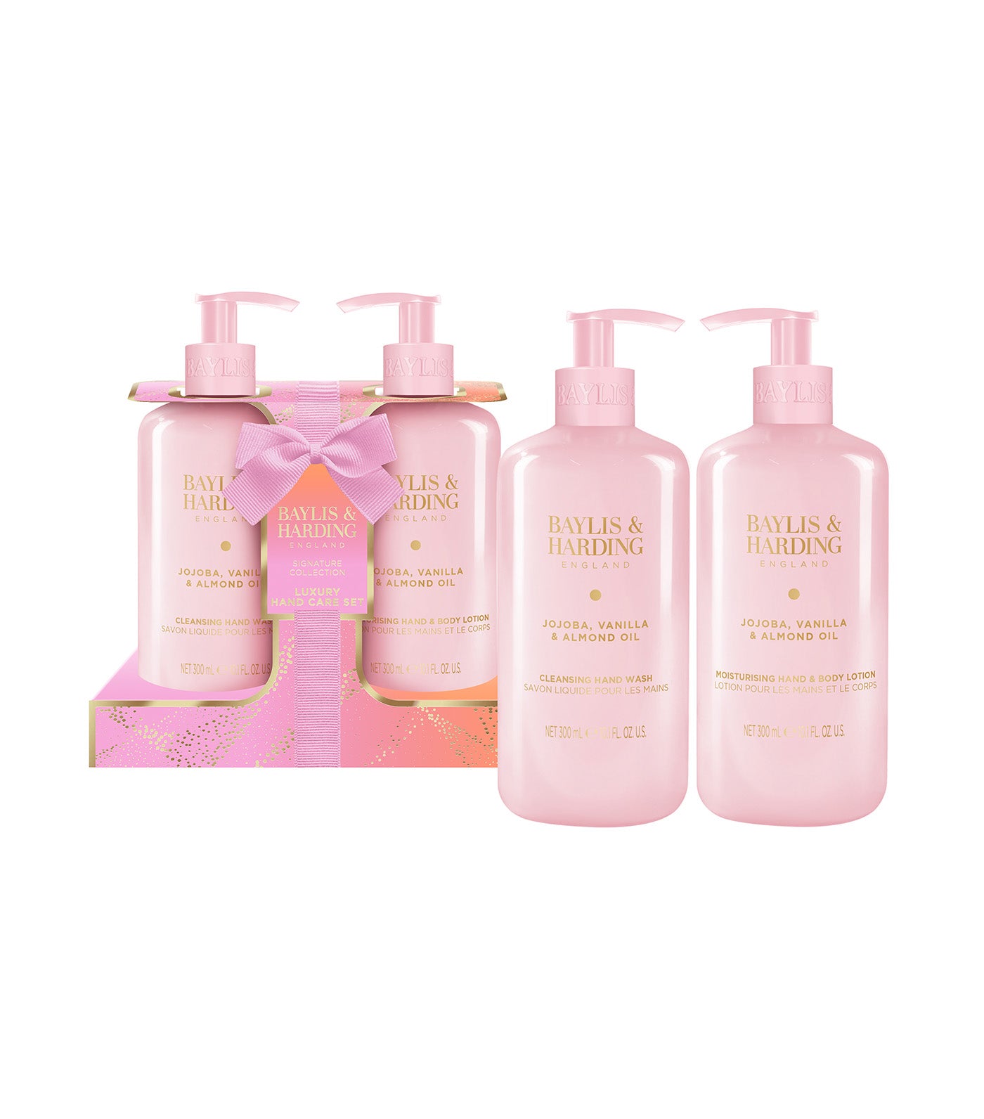Jojoba, Vanilla & Almond Oil Luxury Hand Care Gift Set
