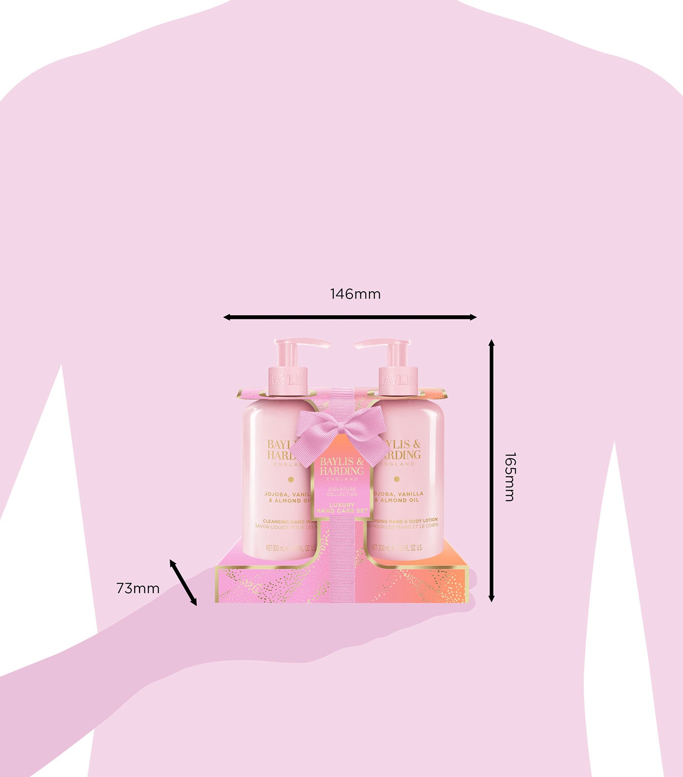 Jojoba, Vanilla & Almond Oil Luxury Hand Care Gift Set