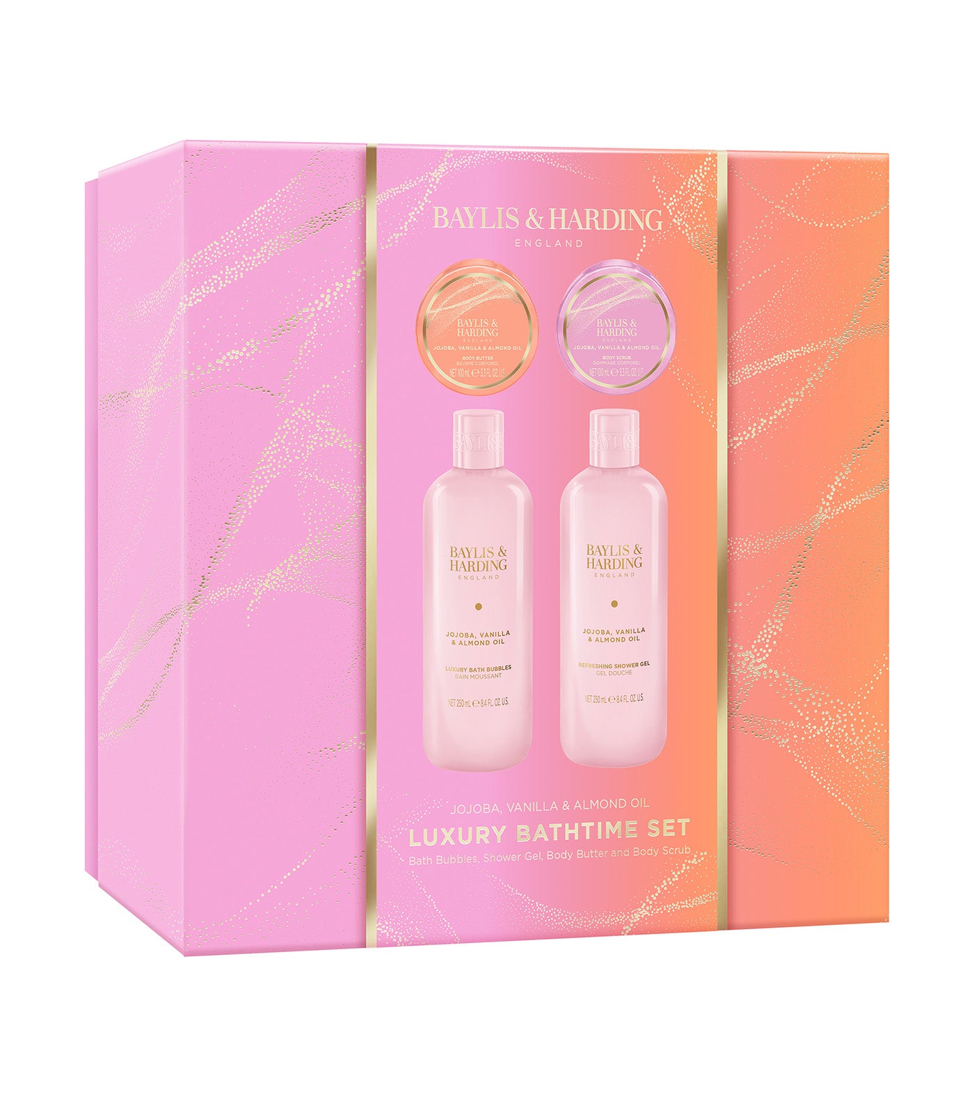 Jojoba, Vanilla and Almond Oil Indulgent Body Pamper Gift Set