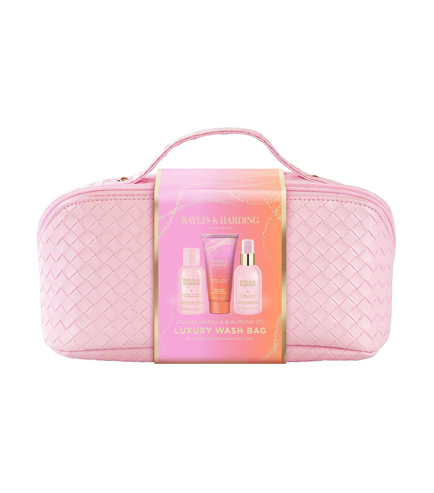 Jojoba, Vanilla and Almond Oil Luxury Wash Bag Gift Set