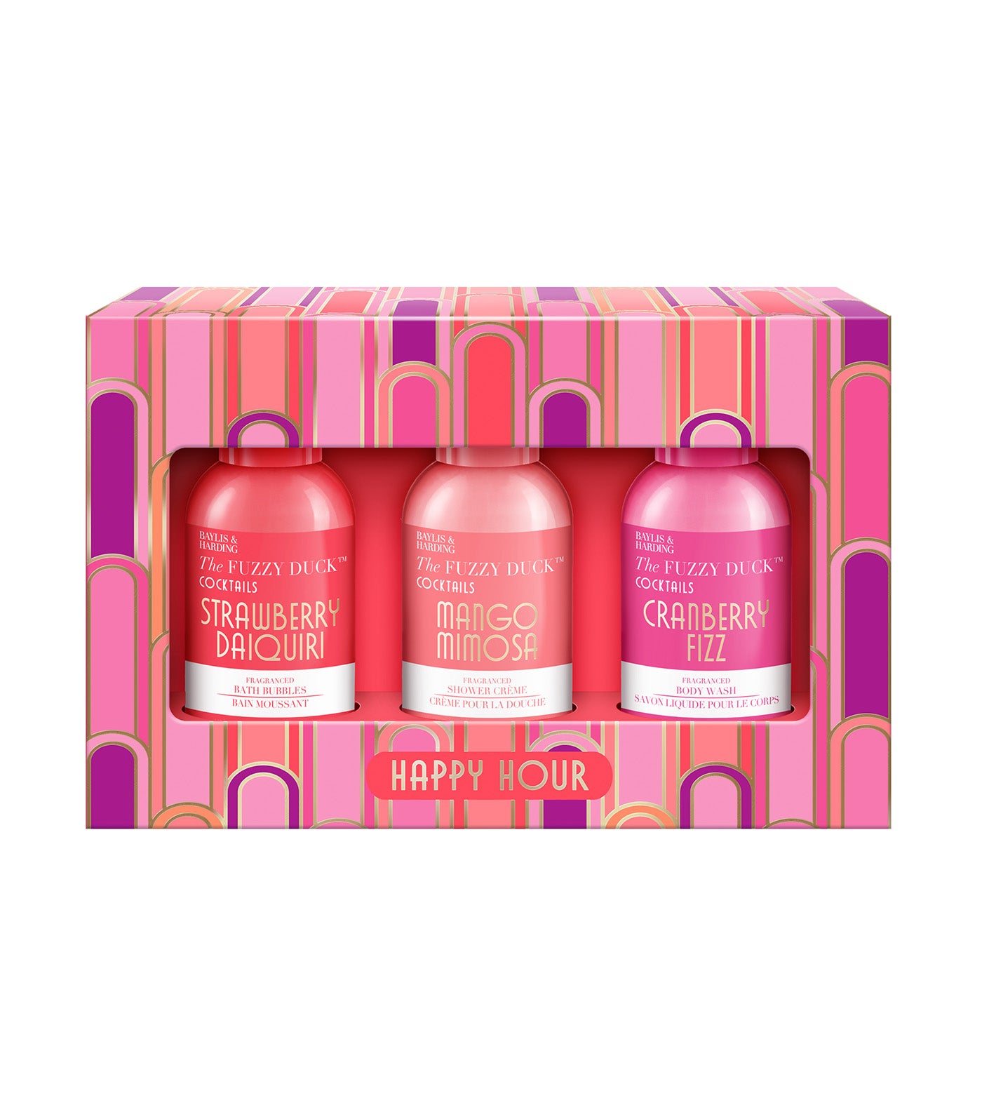 The Fuzzy Duck Cotswold Cocktails Luxury Mini Indulgent Shower Gift Set