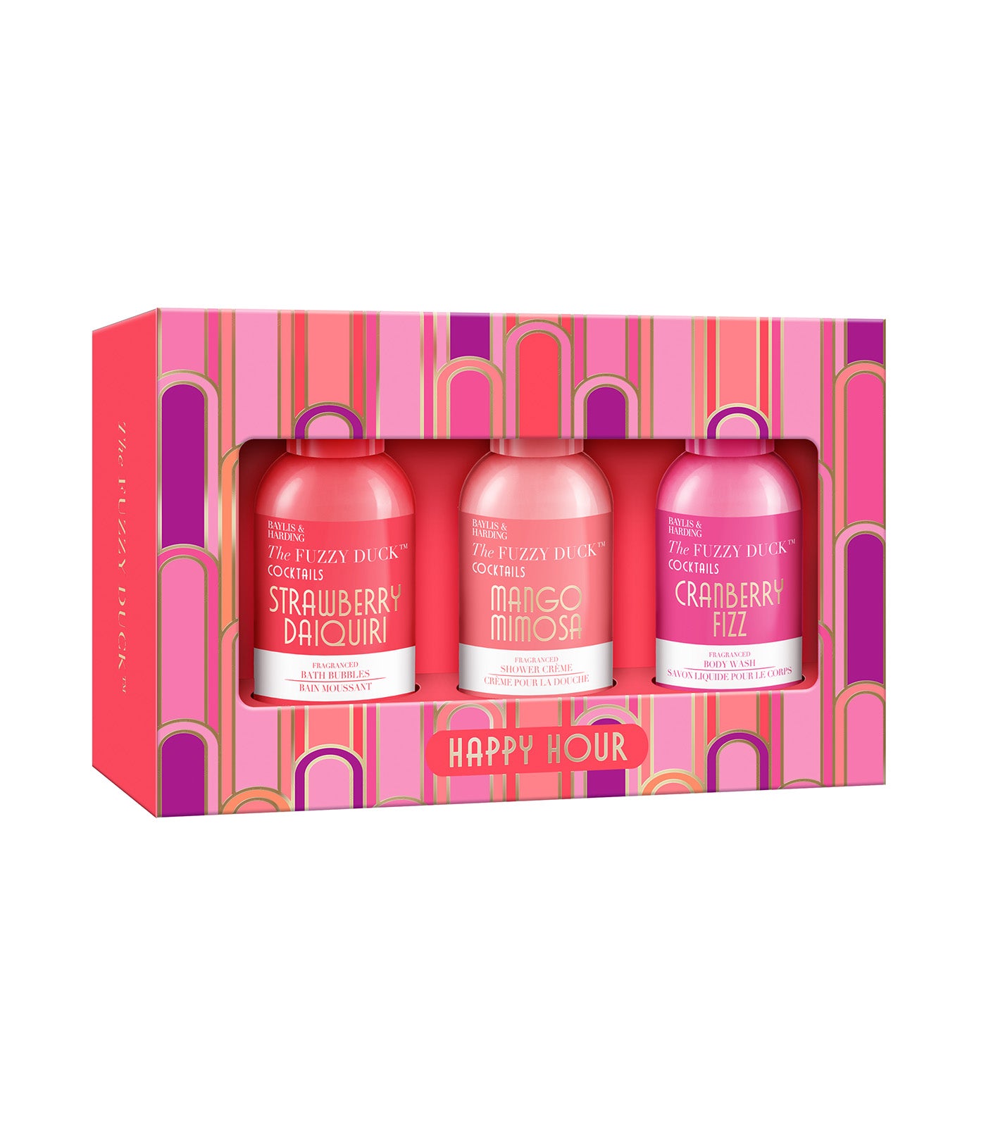 The Fuzzy Duck Cotswold Cocktails Luxury Mini Indulgent Shower Gift Set