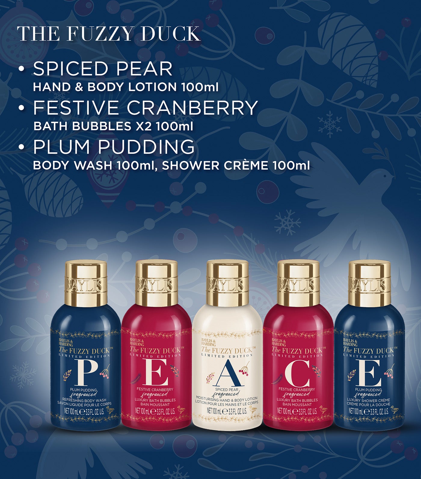 The Fuzzy Duck Winter Wonderland Time For Peace Gift Set