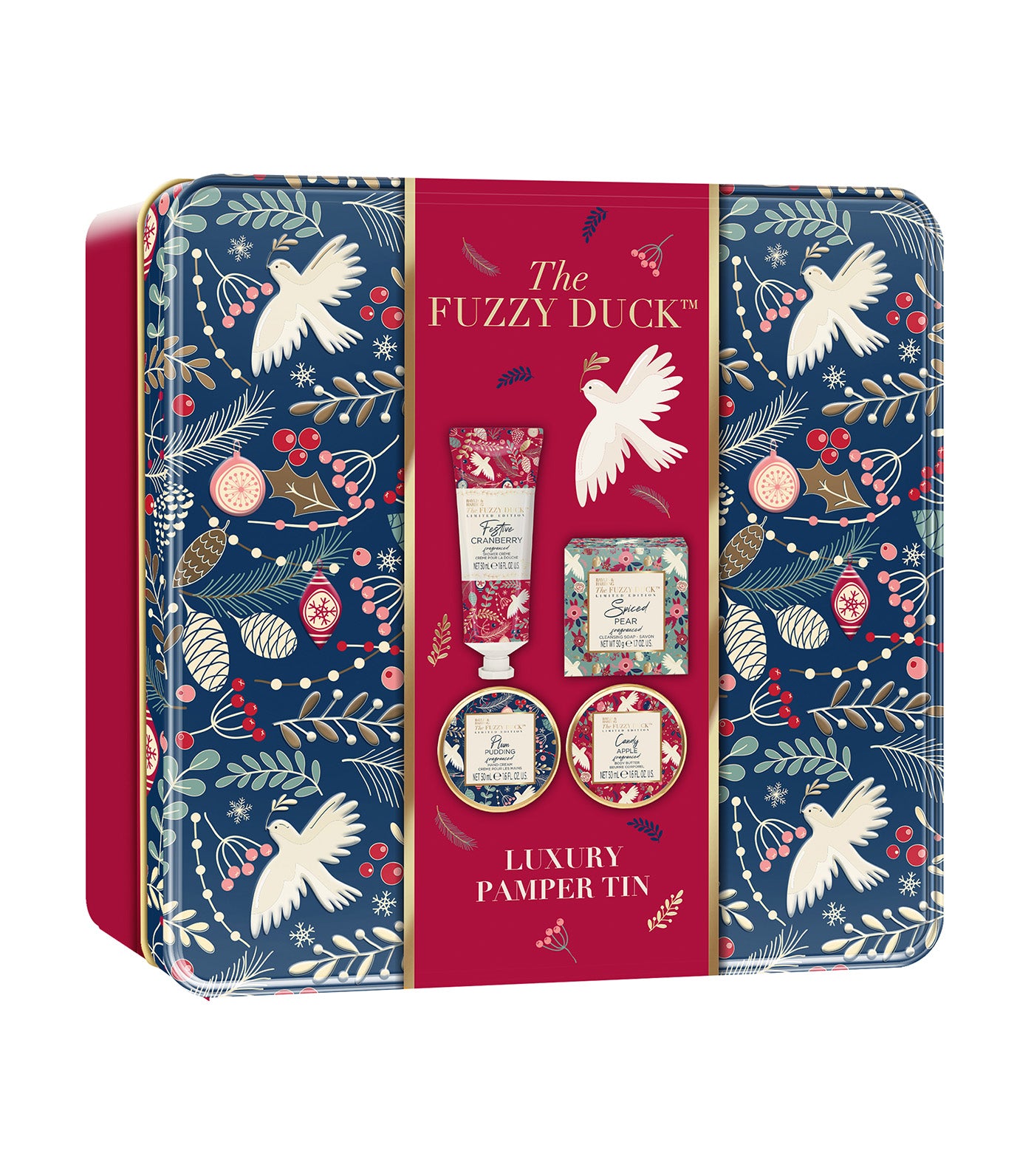 The Fuzzy Duck Winter Wonderland Luxury Pamper Tin Gift Set