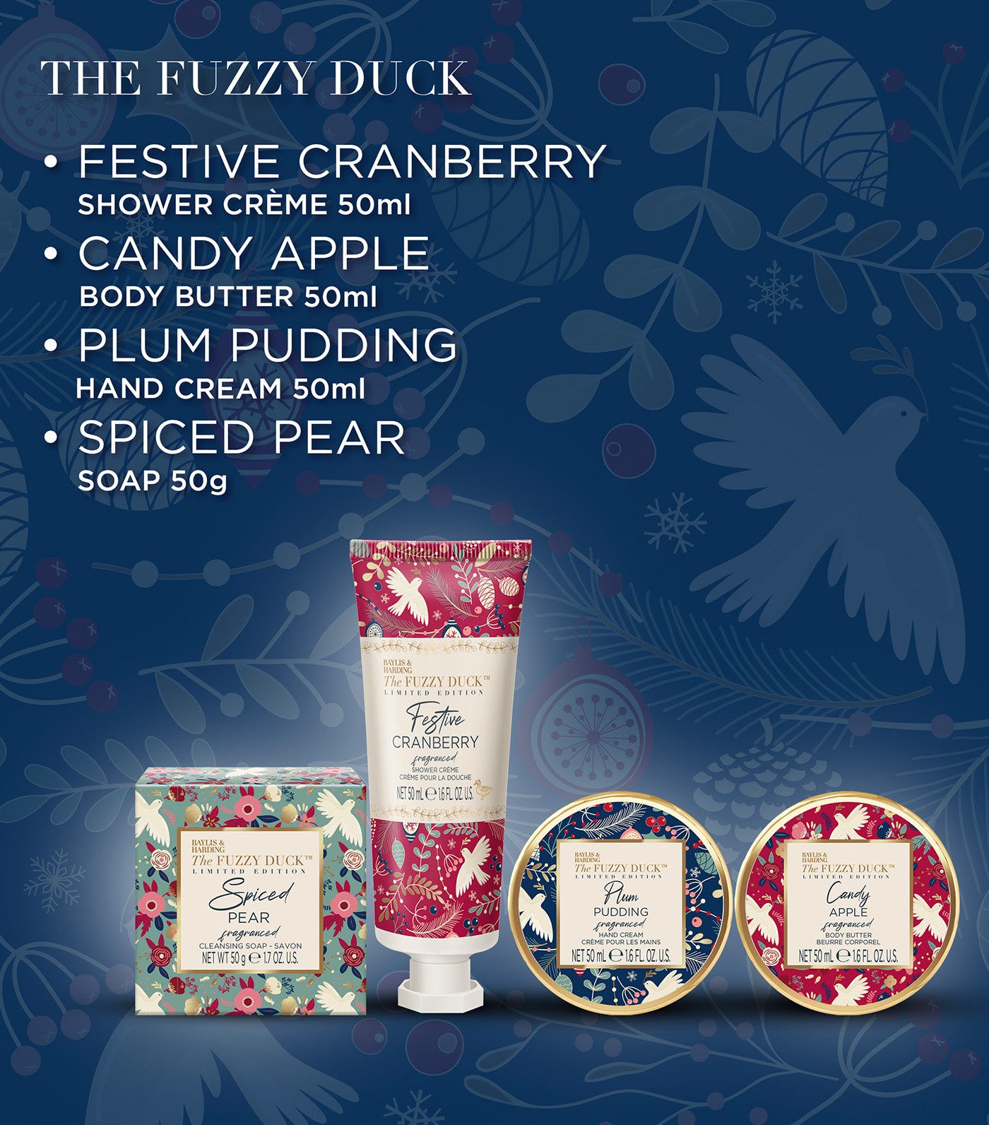 The Fuzzy Duck Winter Wonderland Luxury Pamper Tin Gift Set