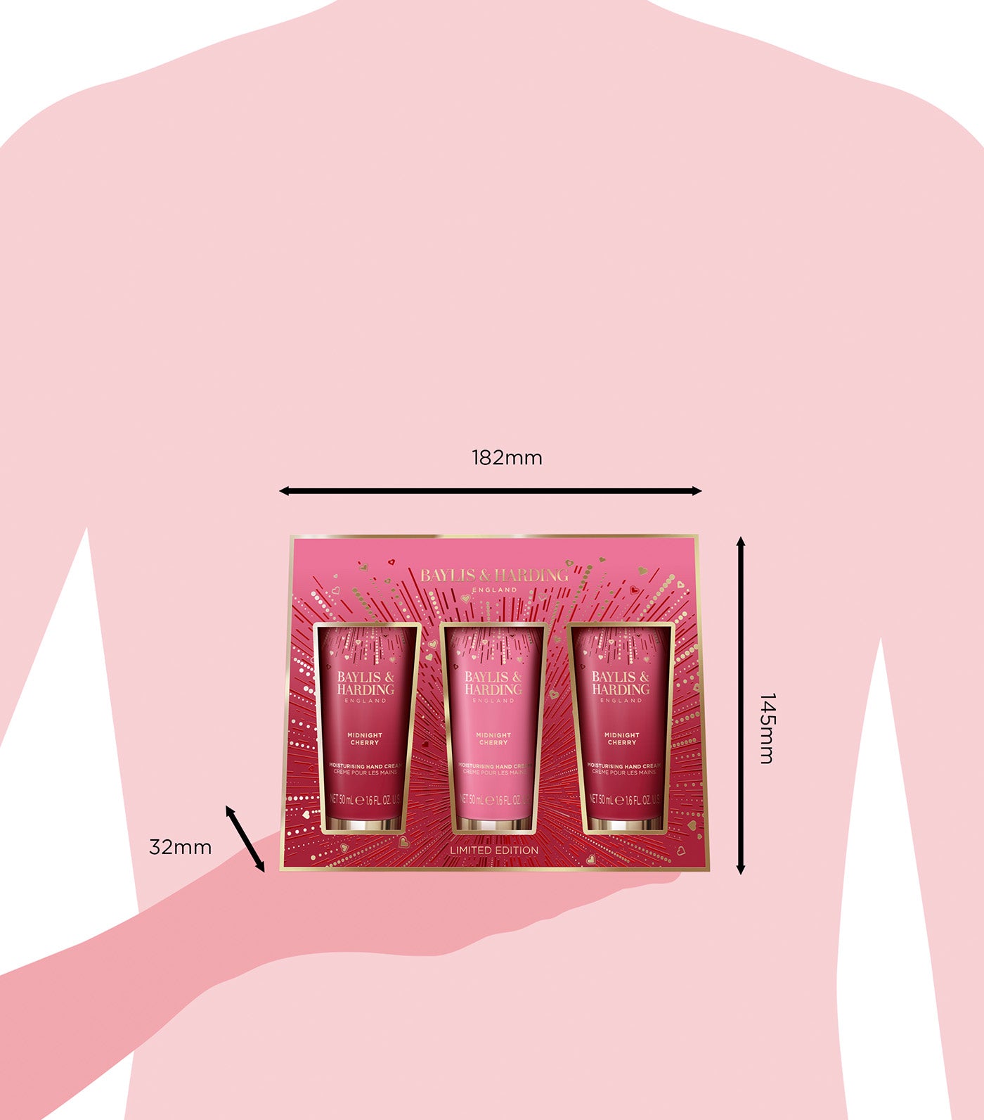 Midnight Cherry Luxury Hand Treats Gift Set