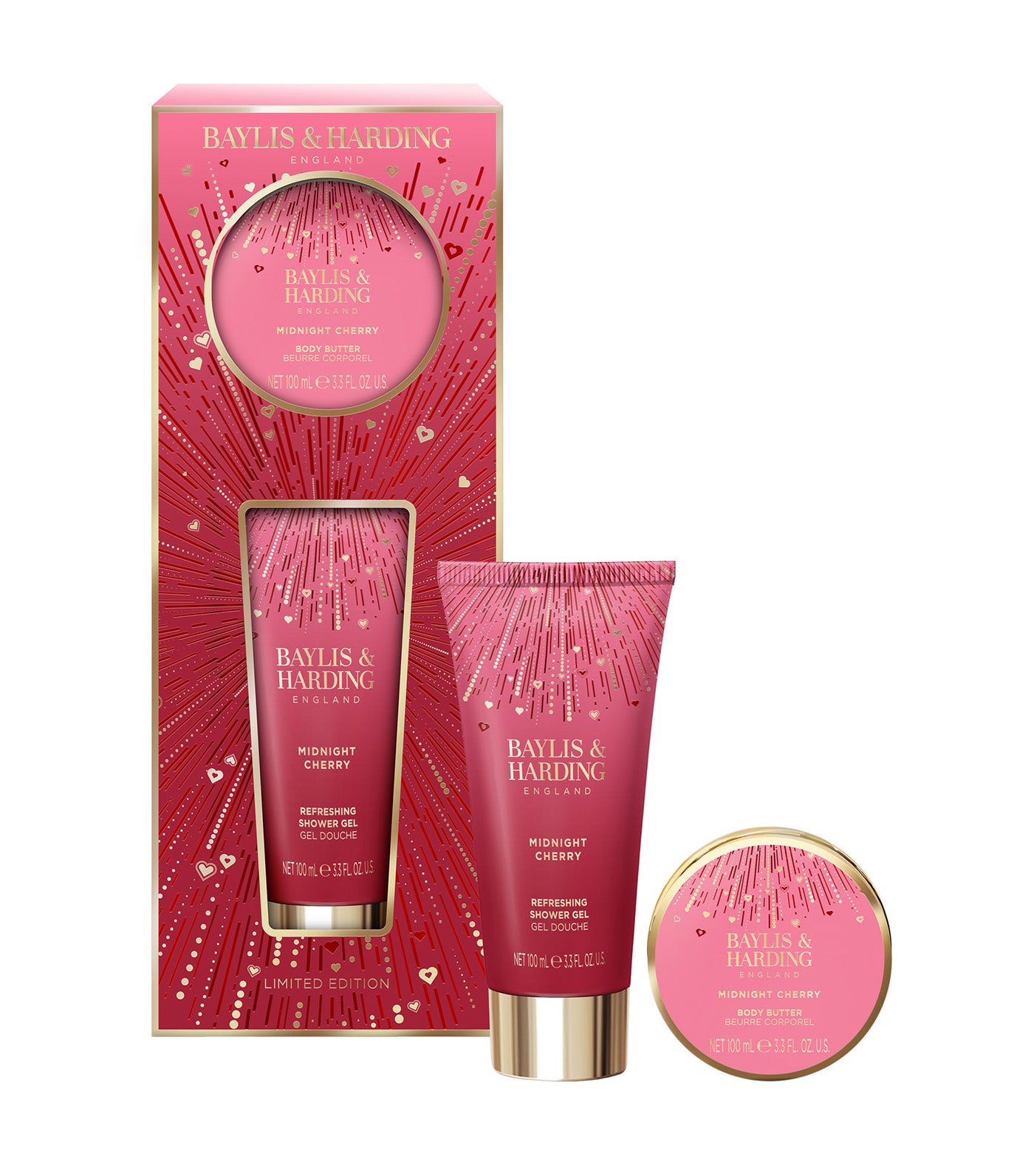 Midnight Cherry Indulgent Body Pamper Duo Gift Set