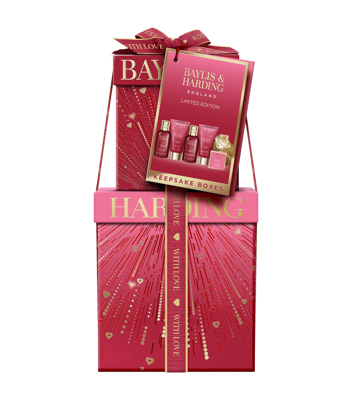 Midnight Cherry Luxury Pamper Present Gift Set