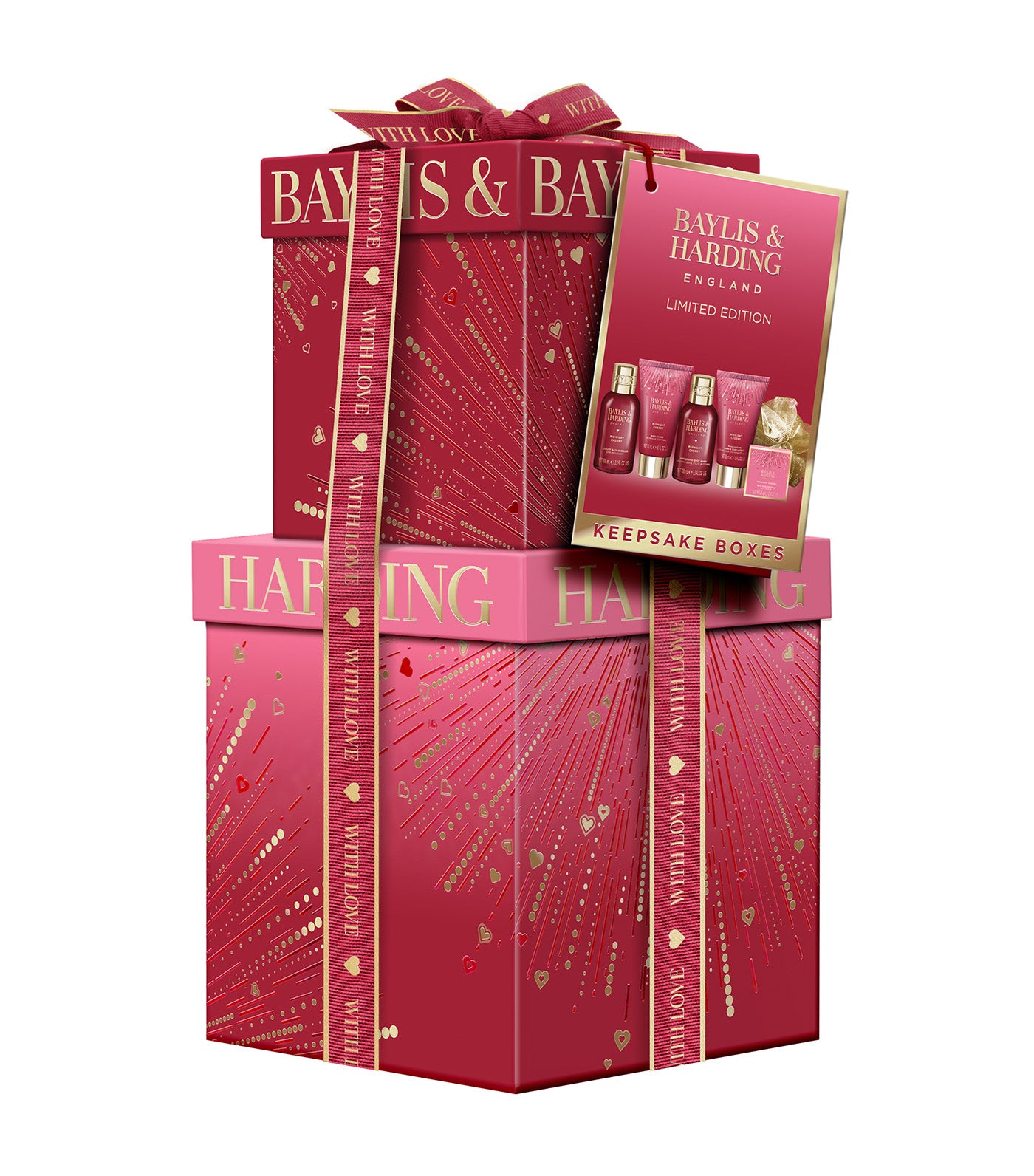 Midnight Cherry Luxury Pamper Present Gift Set