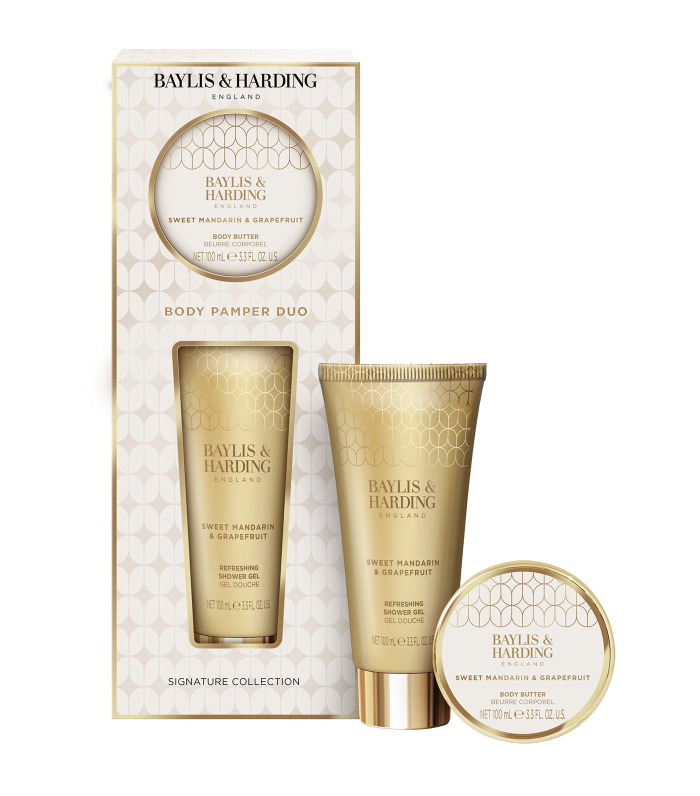 Sweet Mandarin & Grapefruit Indulgent Body Pamper Duo Gift Set