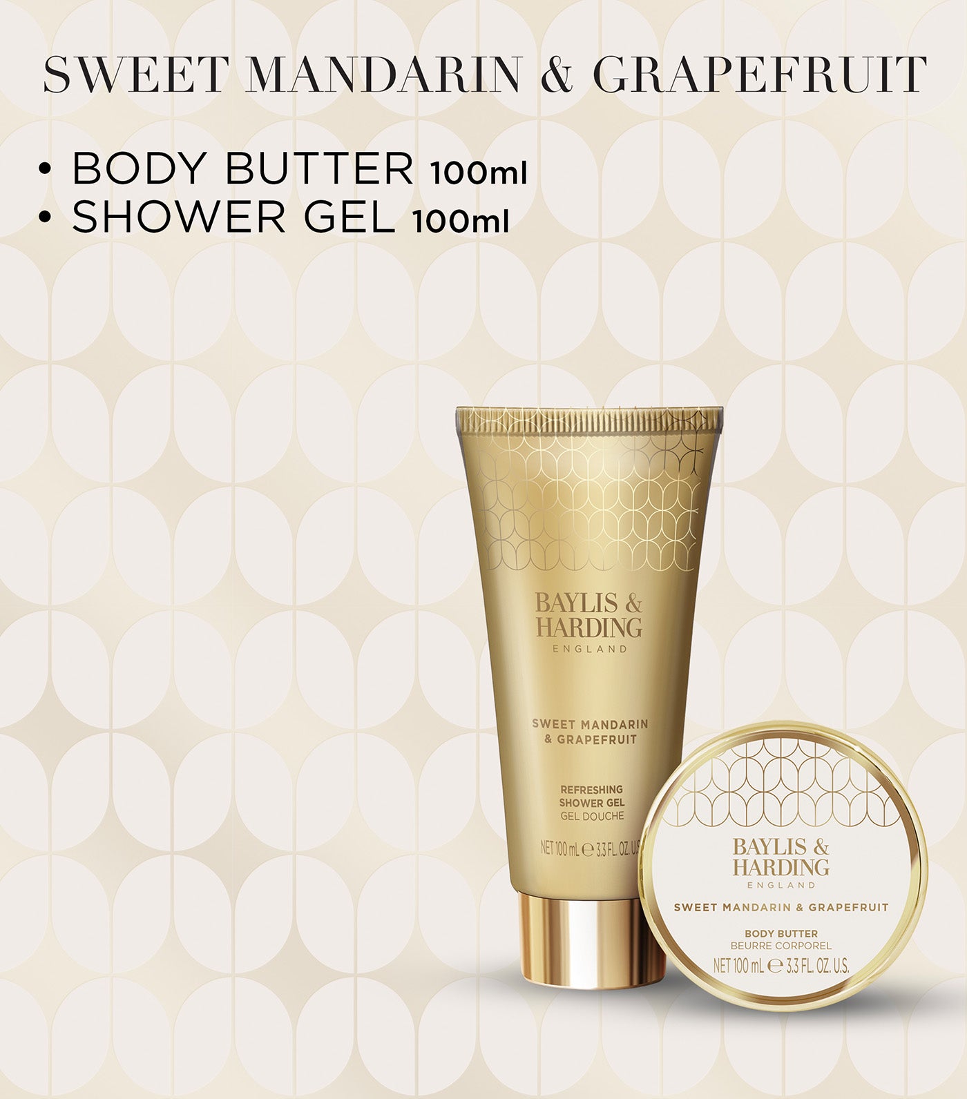 Sweet Mandarin & Grapefruit Indulgent Body Pamper Duo Gift Set