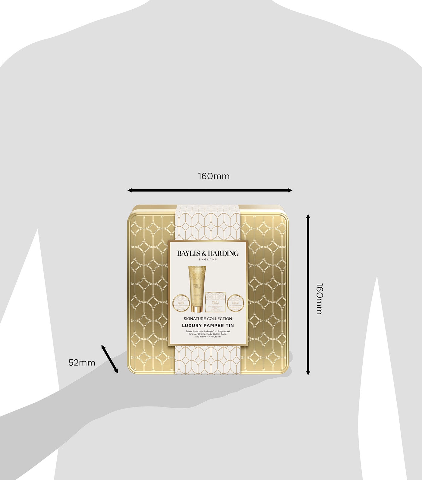 Sweet Mandarin & Grapefruit Luxury Pamper Tin Gift Set