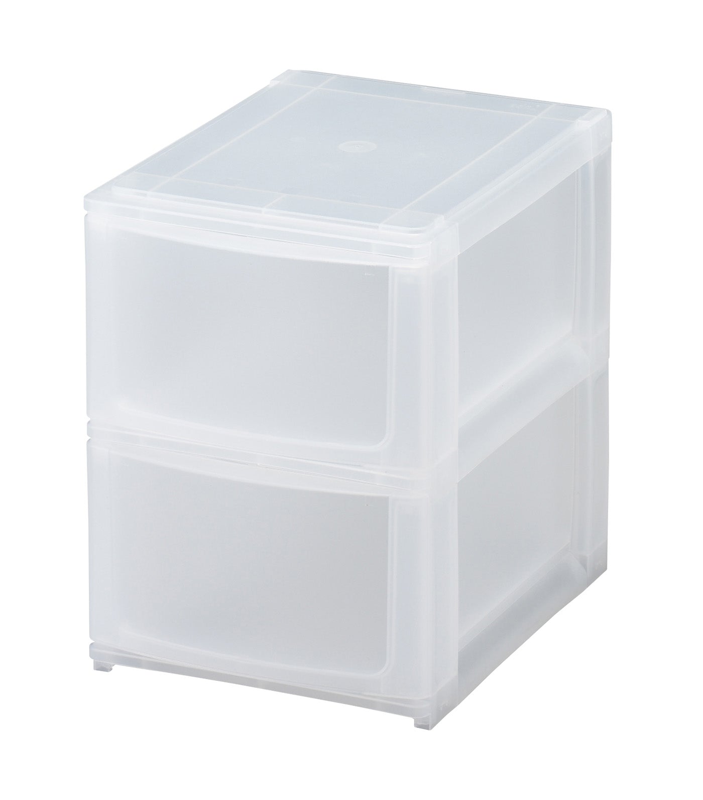 MakeRoom Posdeco A5 Shallow 2-Tier Organizer - Clear