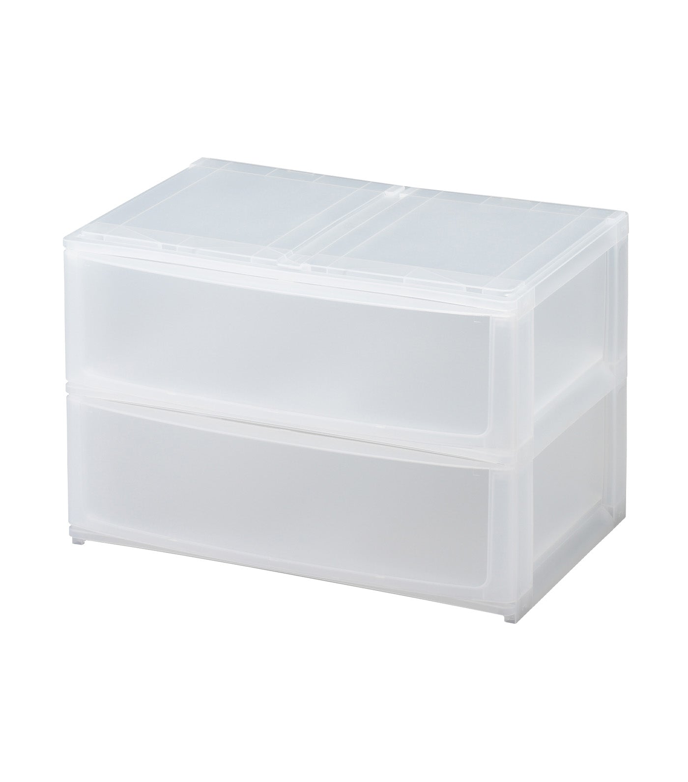MakeRoom Posdeco Wide 2-Tier Organizer - Clear