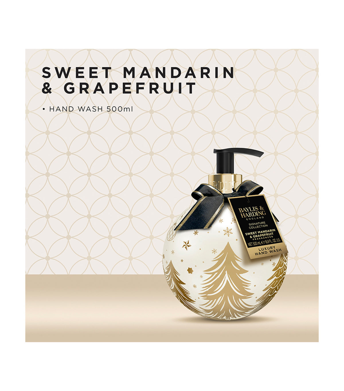 Sweet Mandarin & Grapefruit Luxury Bauble Hand Wash Gift Set