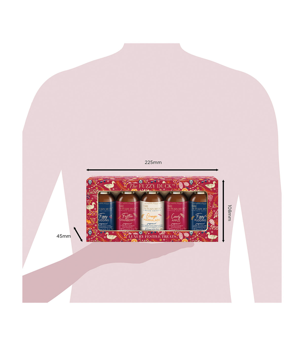 The Fuzzy Duck Winter Wonderland Luxury Festive Treats Gift Set