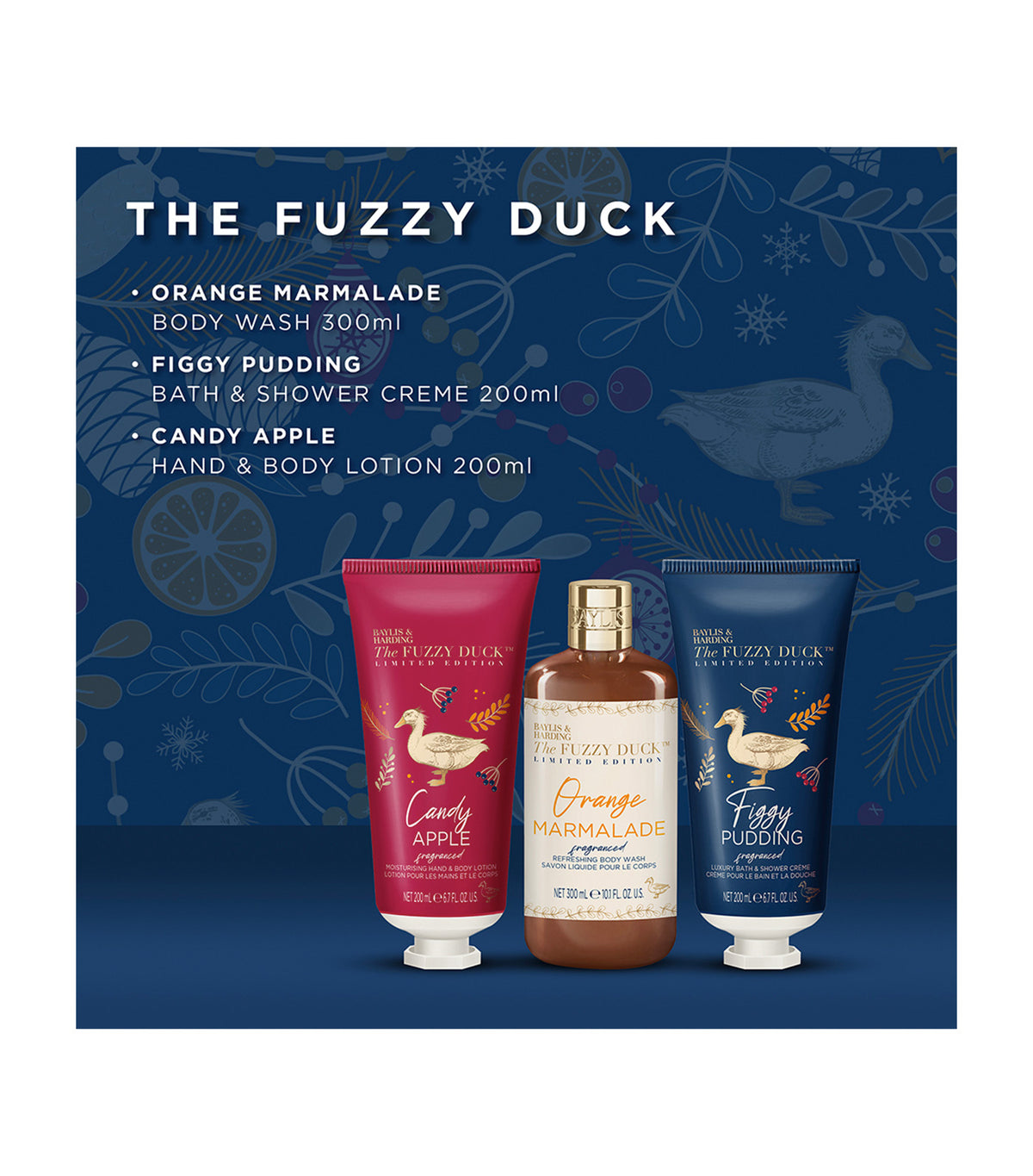 The Fuzzy Duck Winter Wonderland Luxury Body Care Gift Set