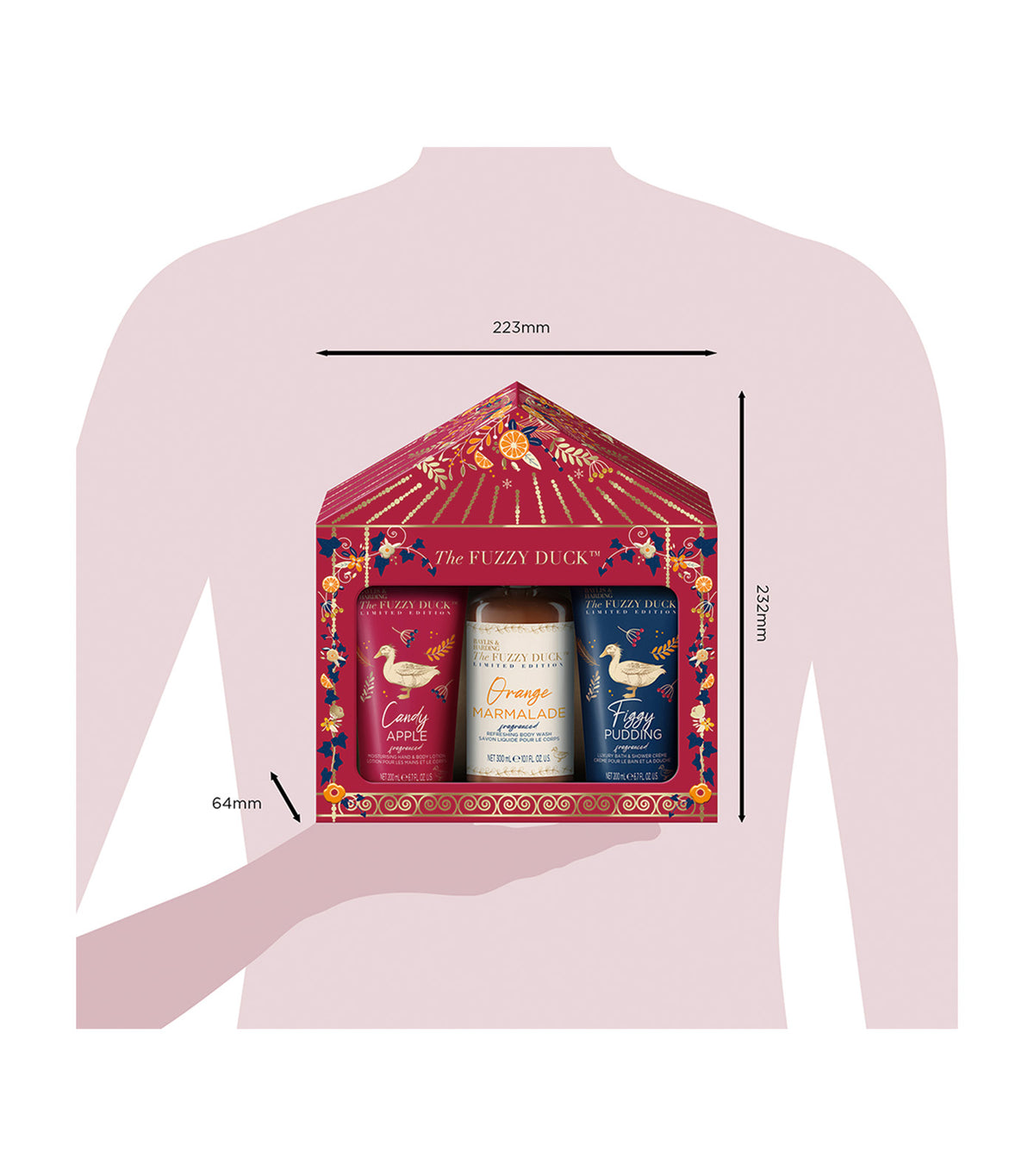 The Fuzzy Duck Winter Wonderland Luxury Body Care Gift Set