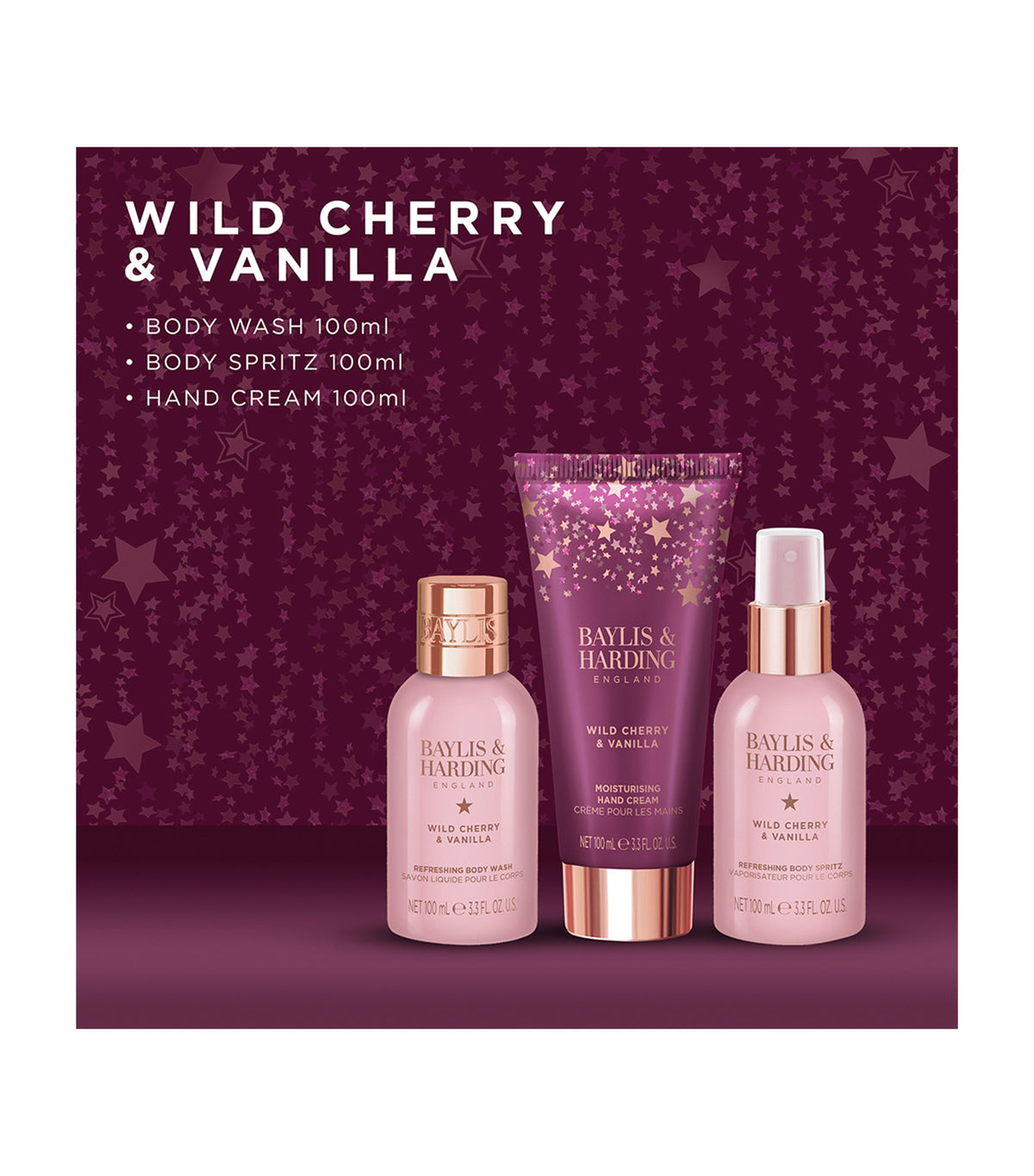 Wild Cherry & Vanilla Luxury Vanity Gift Set