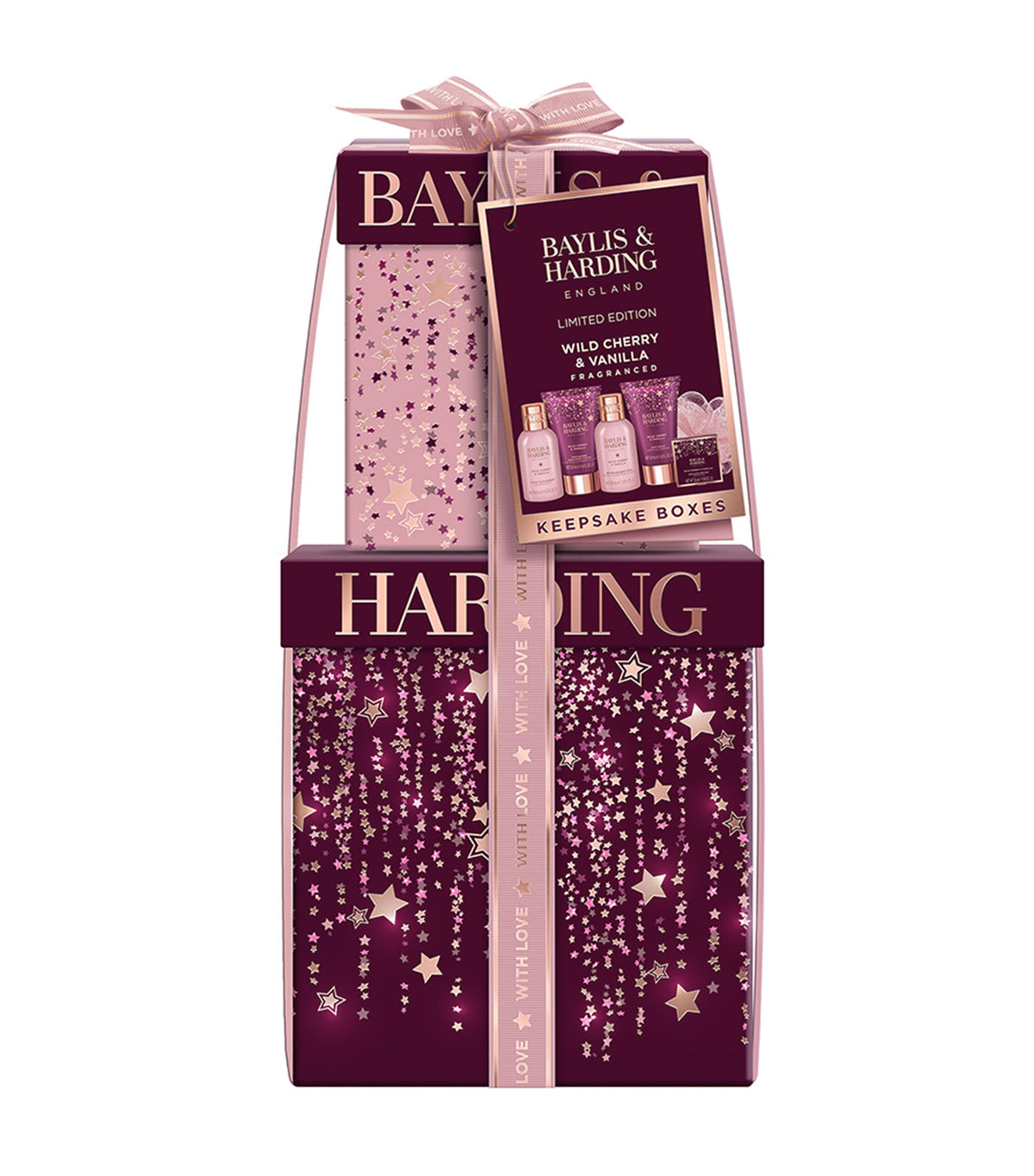 Wild Cherry and Vanilla Luxury Pamper Present Gift Set