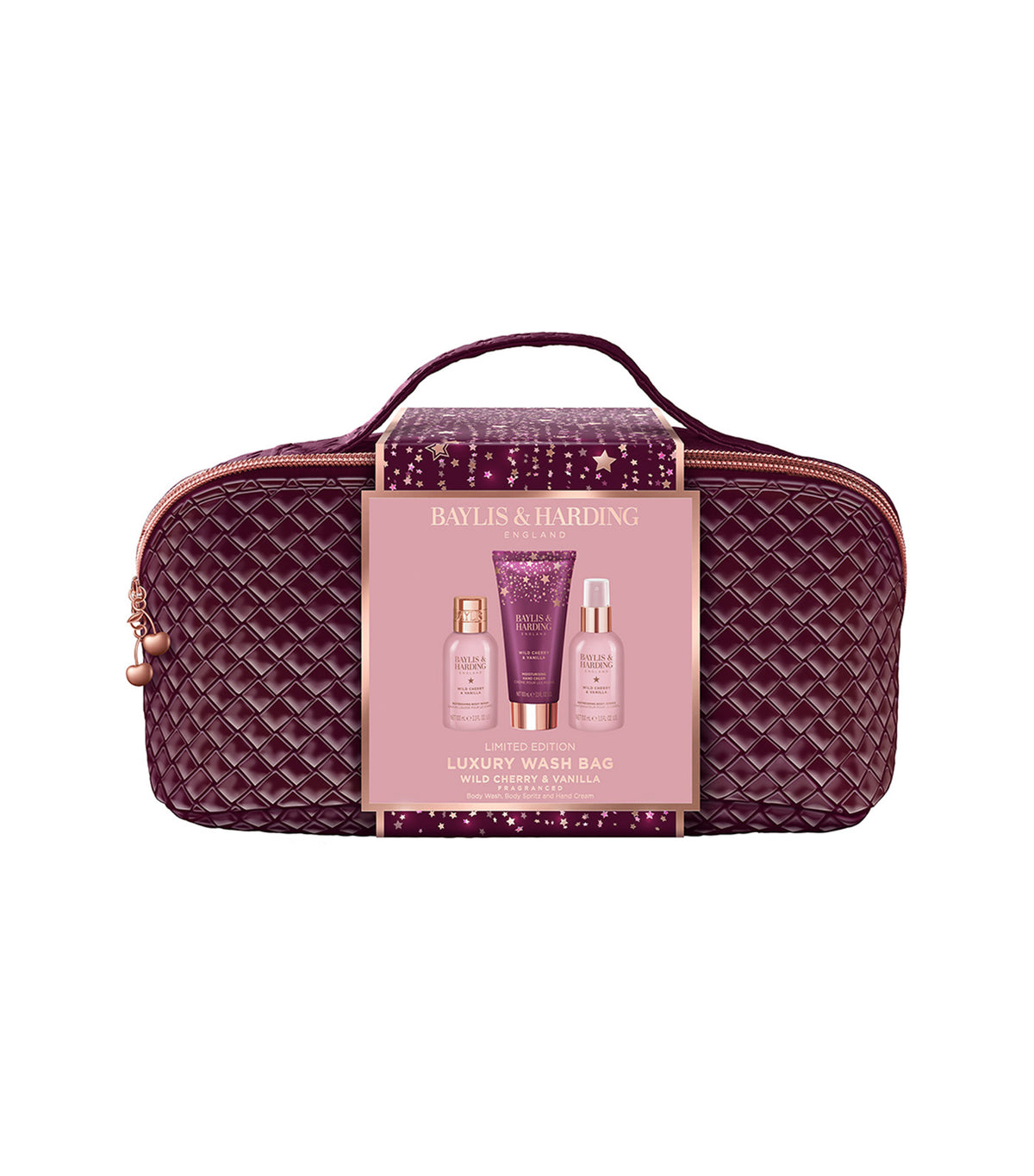 Wild Cherry and Vanilla Luxury Wash Bag Gift Set
