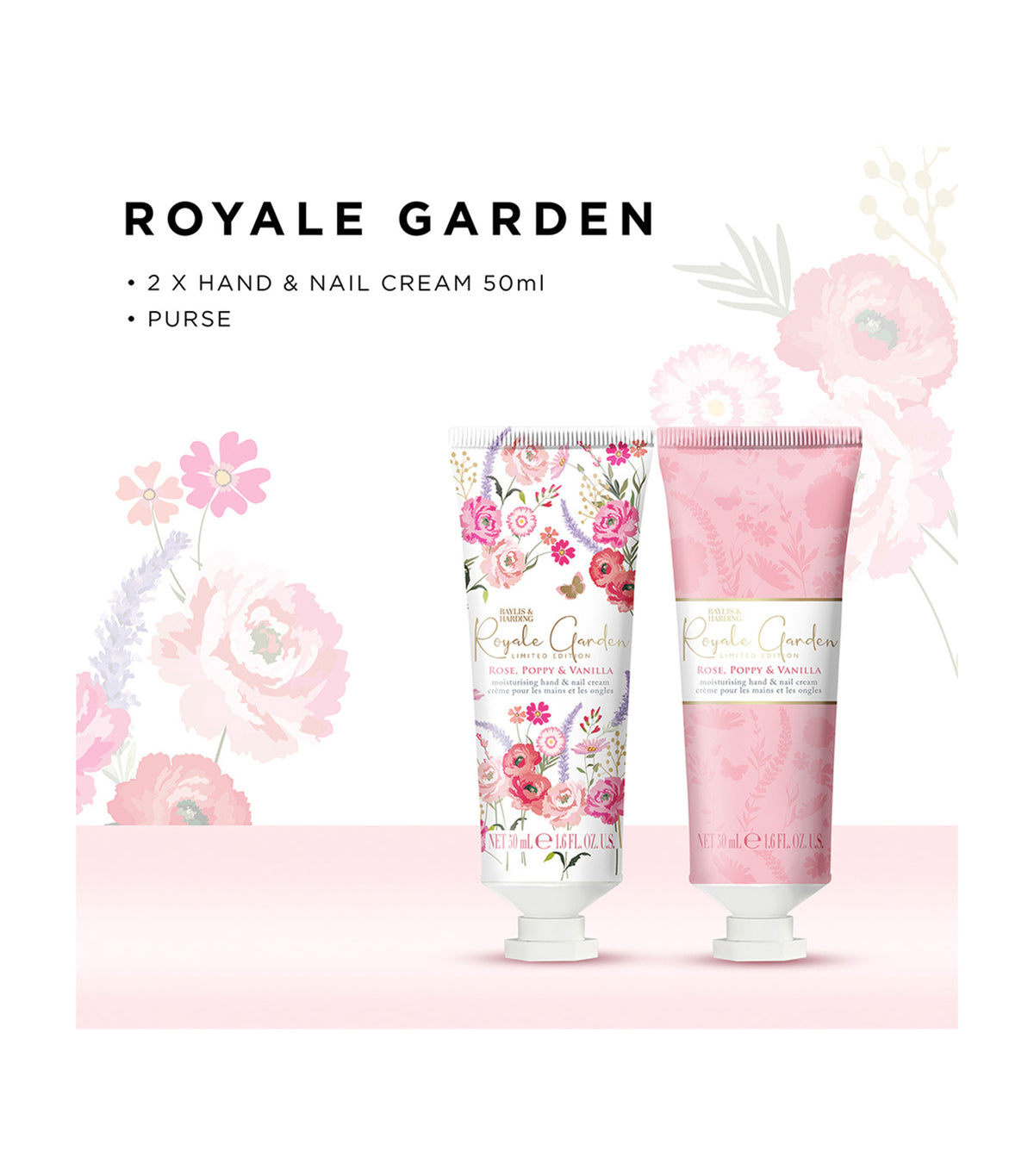 Royale Garden Cosmetic Purse Gift Set