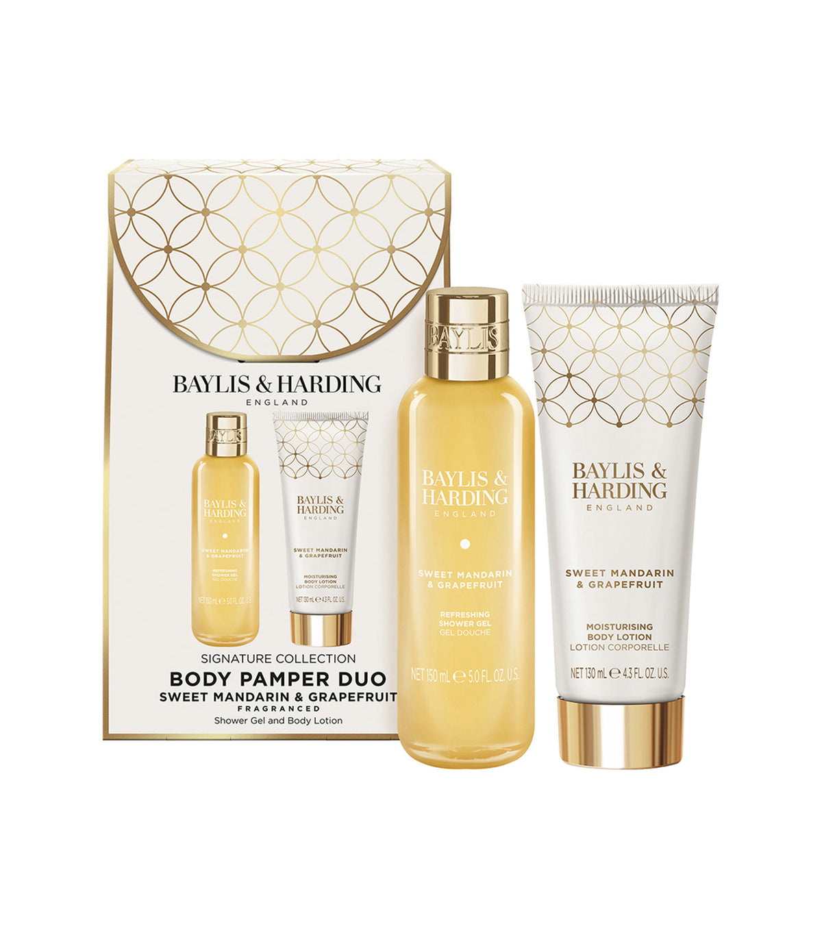 Sweet Mandarin & Grapefruit Body Pamper Duo Gift Set