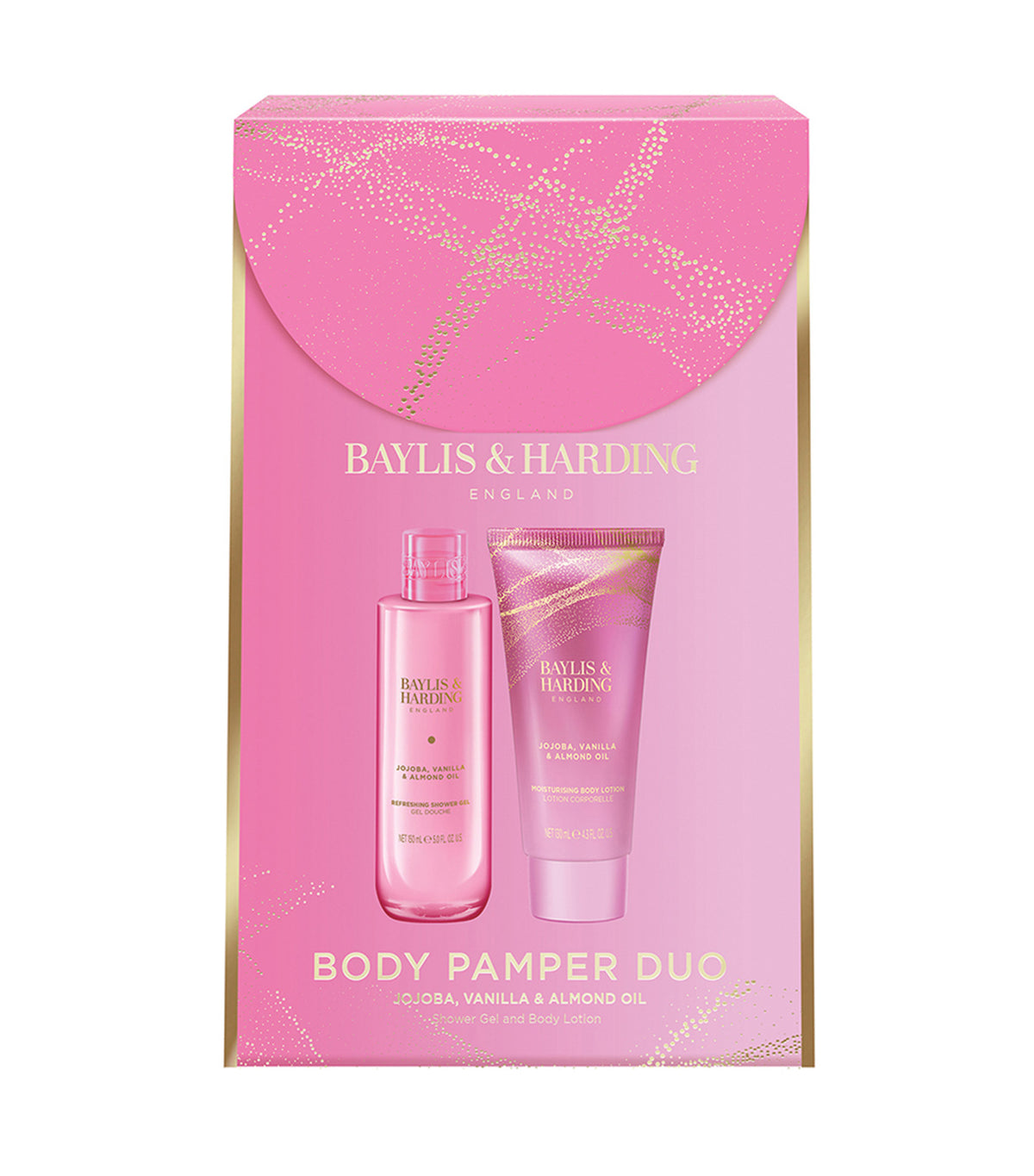Jojoba, Vanilla & Almond Oil Luxury Body Pamper Duo Gift Set