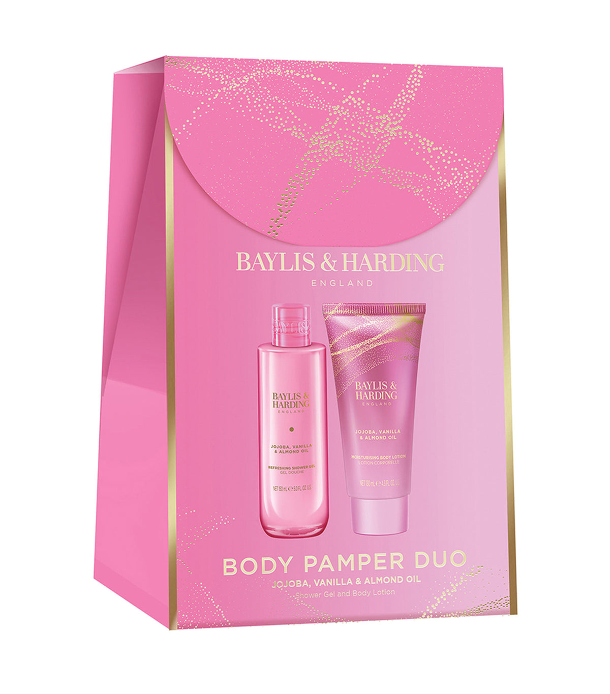 Jojoba, Vanilla & Almond Oil Luxury Body Pamper Duo Gift Set