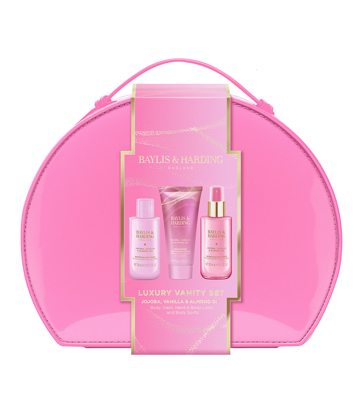 Jojoba, Vanilla & Almond Oil Luxury Vanity Gift Set