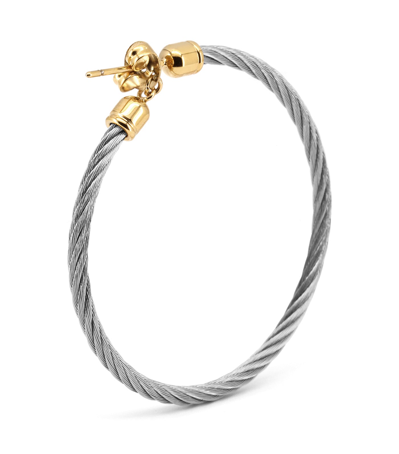 Celtic Classic Hoop Earrings Yellow Gold