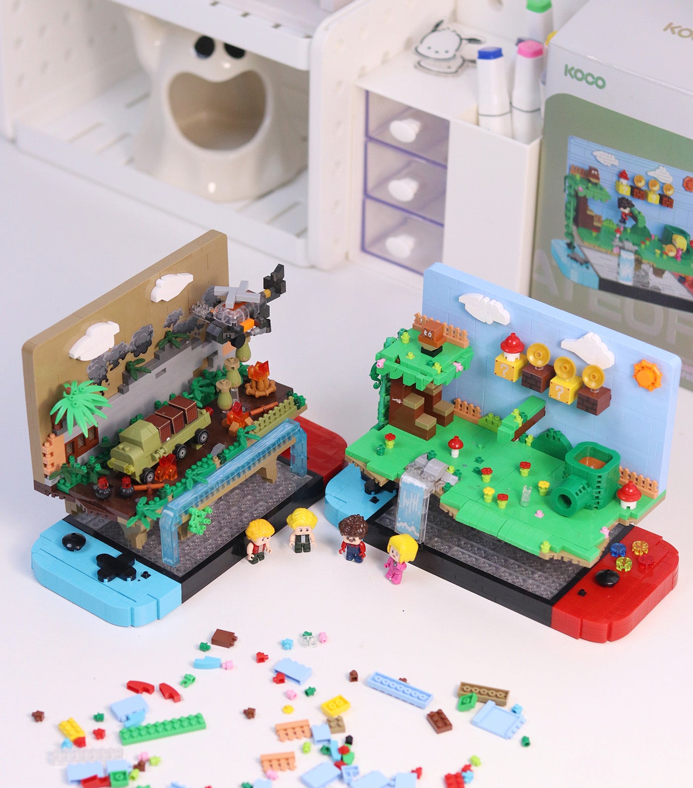 1089-Piece World War II Kids Building Bricks Toy