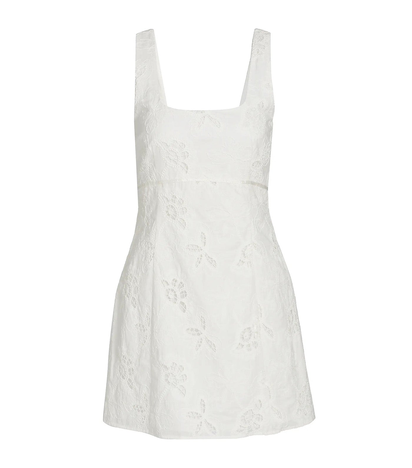 Amalia Dress White Flower