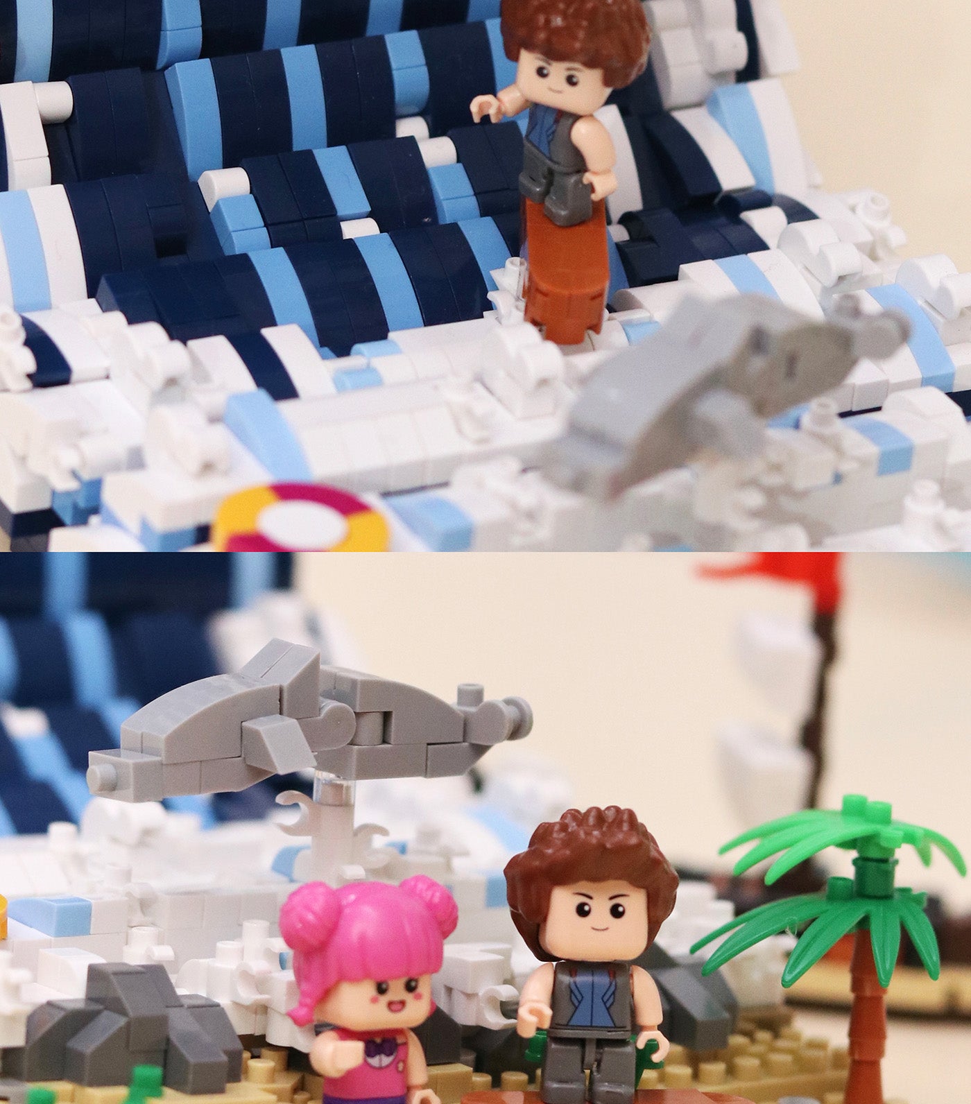 1471-Piece Surfing Building Blocks Kids Toy Set